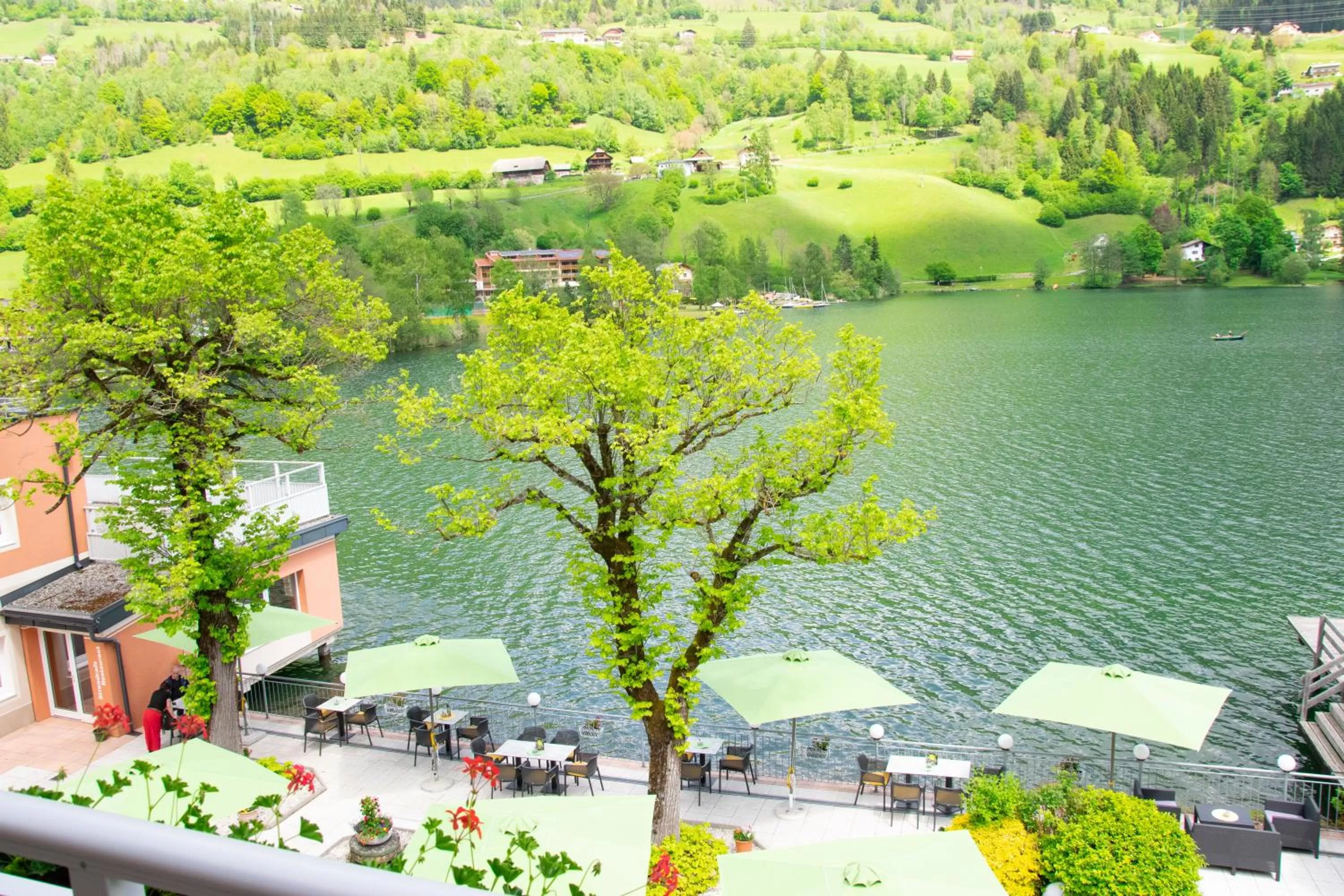 View (from property/room) in Strandhotel Burgstaller