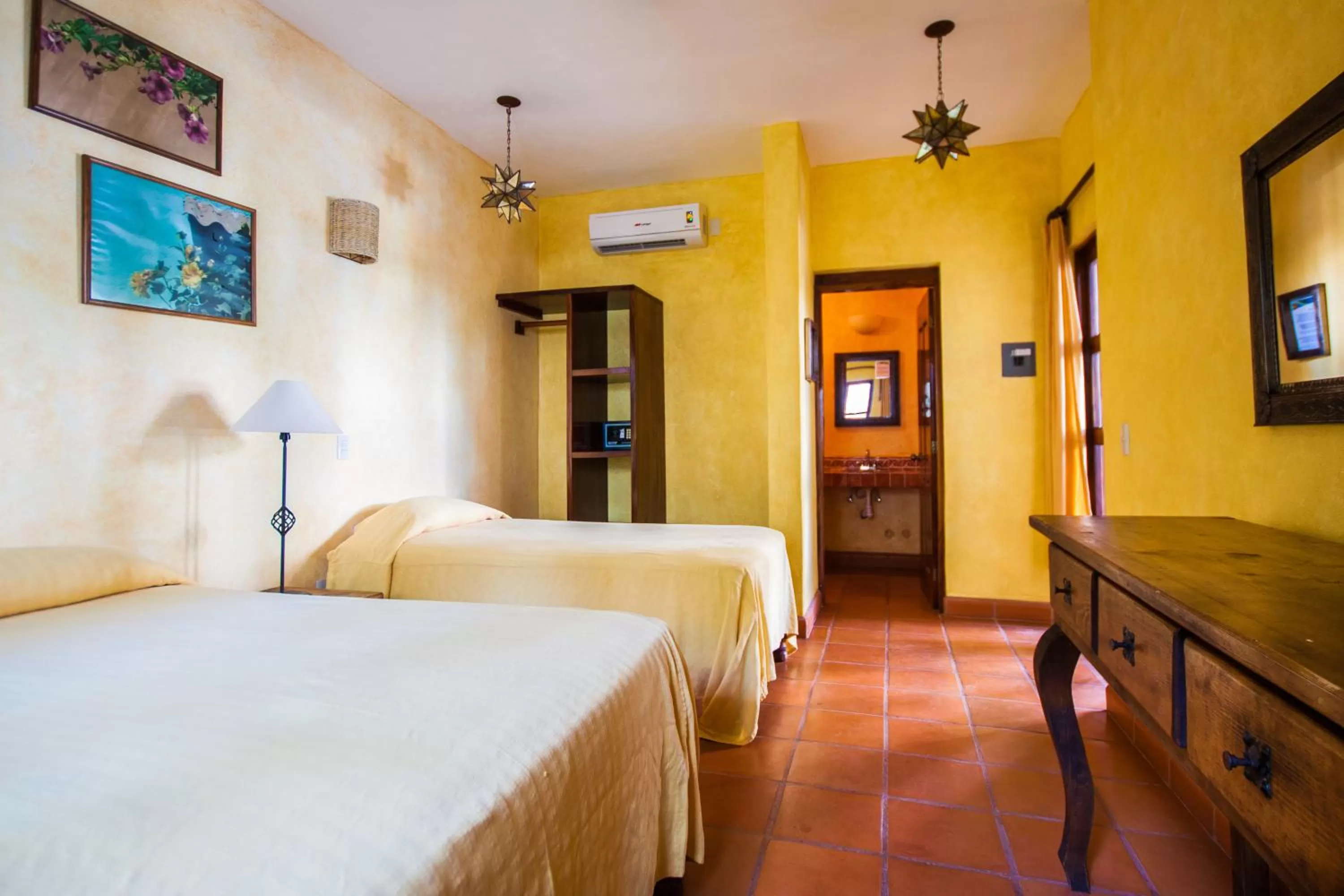 Bed in Hotelito Los Sueños