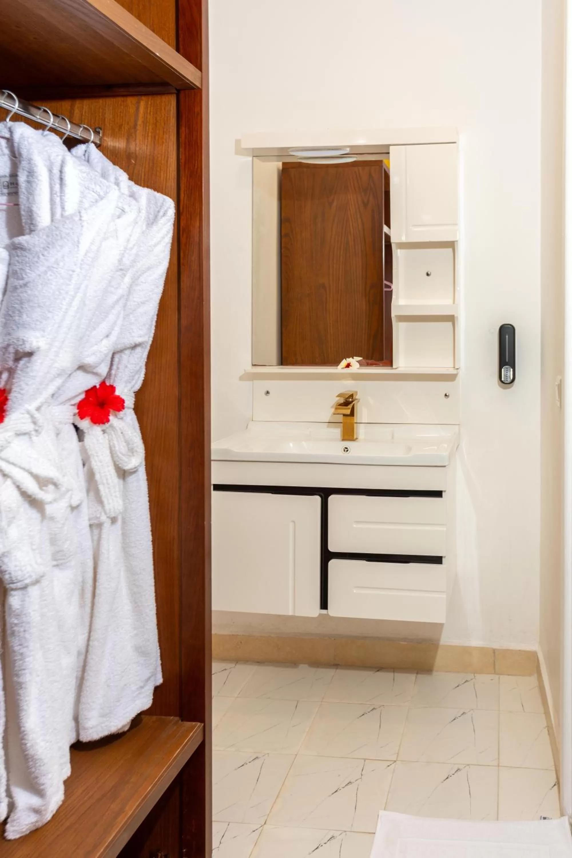 Bathroom in Canary Nungwi Hotel & Free SPA