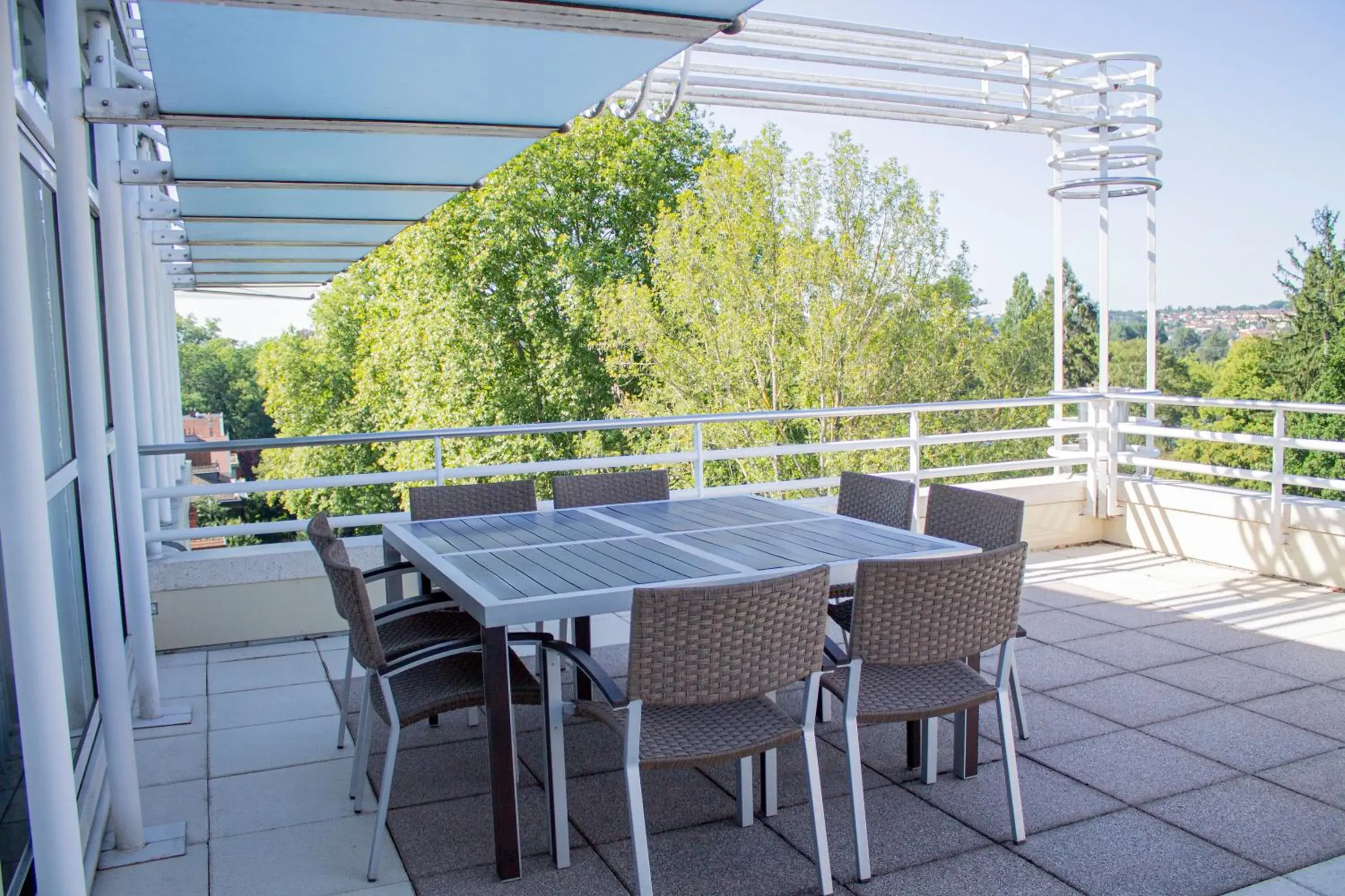 Balcony/Terrace in Vichy Spa Hotel Les Celestins