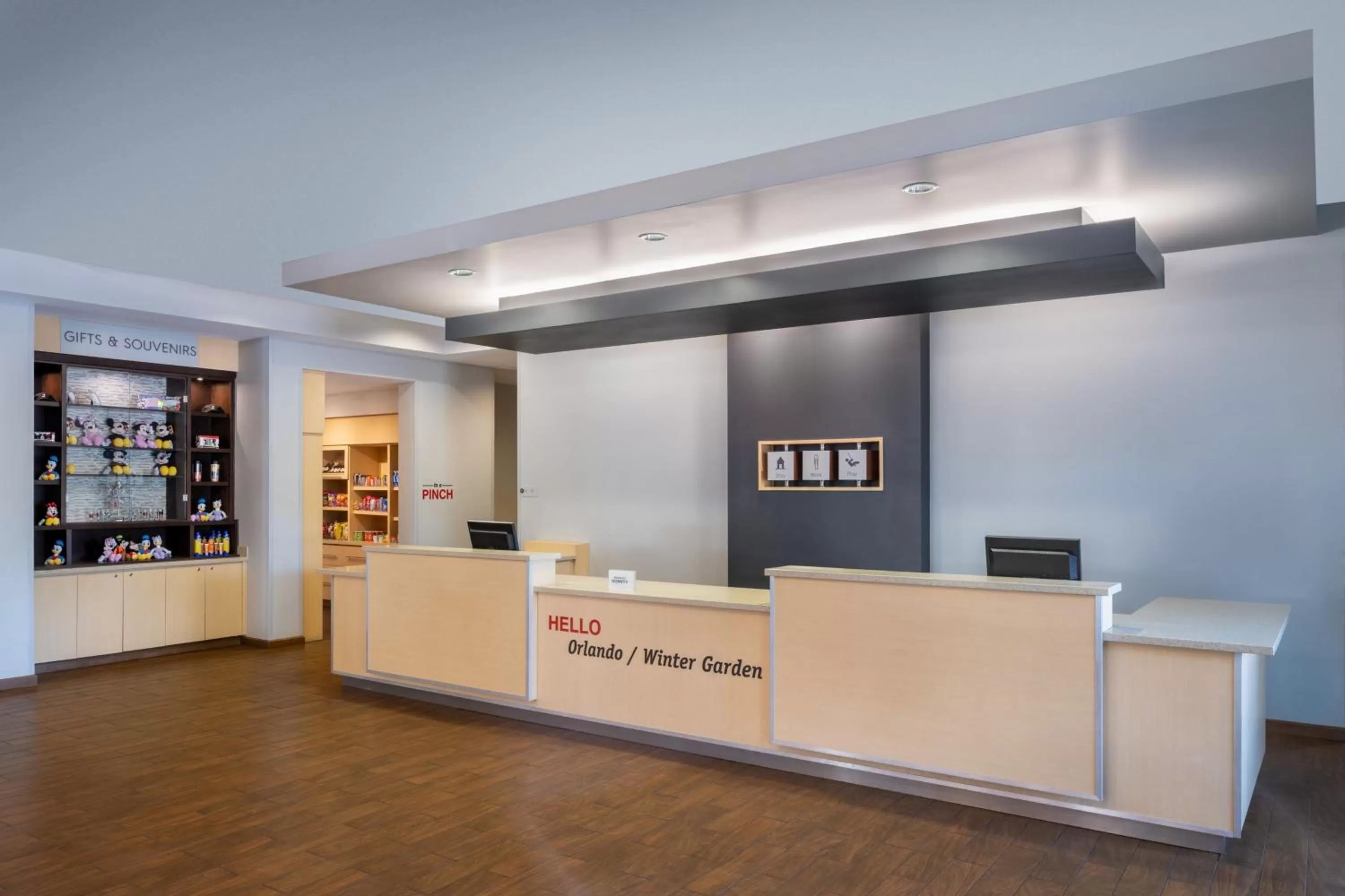 Lobby or reception in TownePlace Suites Orlando at FLAMINGO CROSSINGS Town Center, Western Entrance