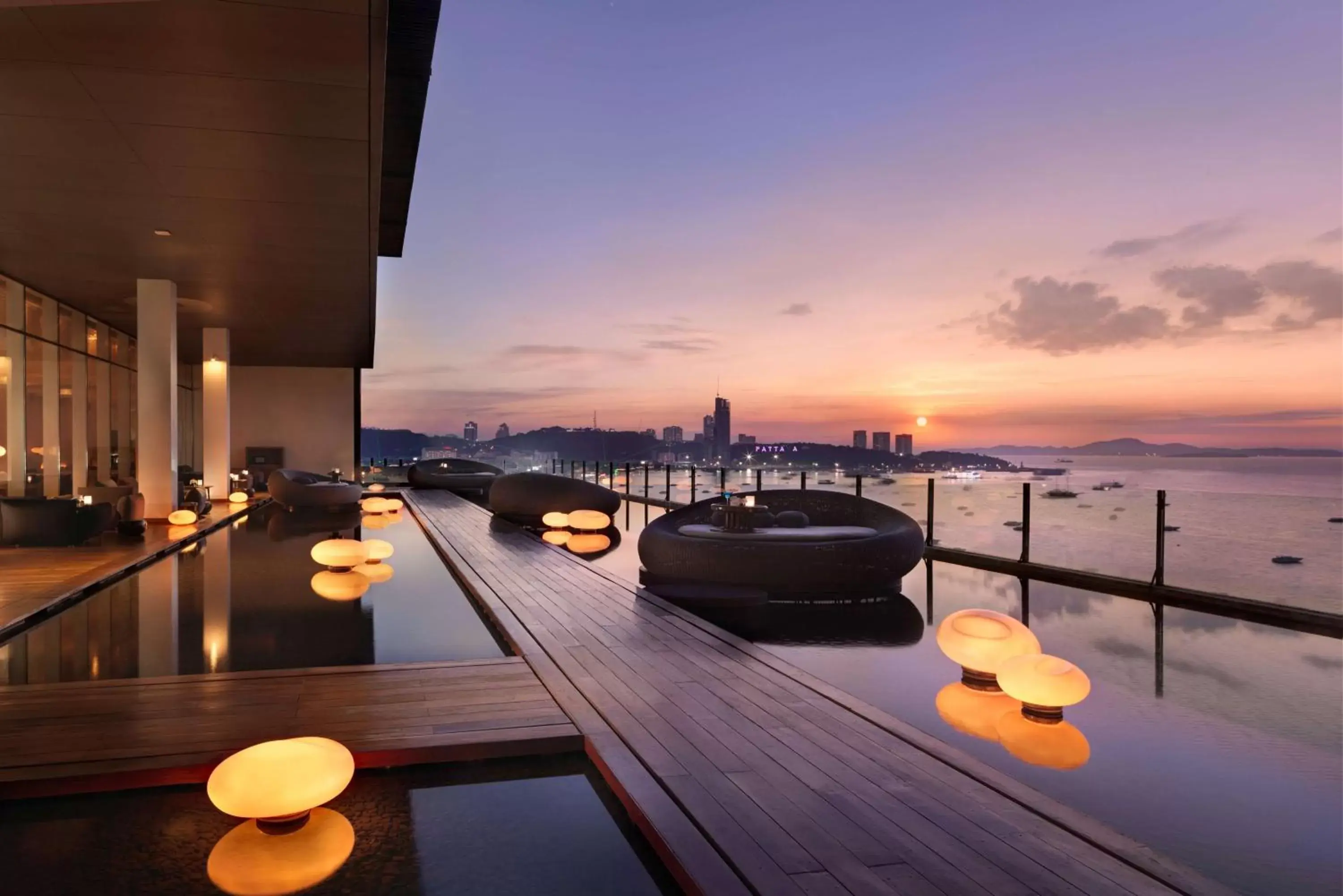 Dining area in Hilton Pattaya