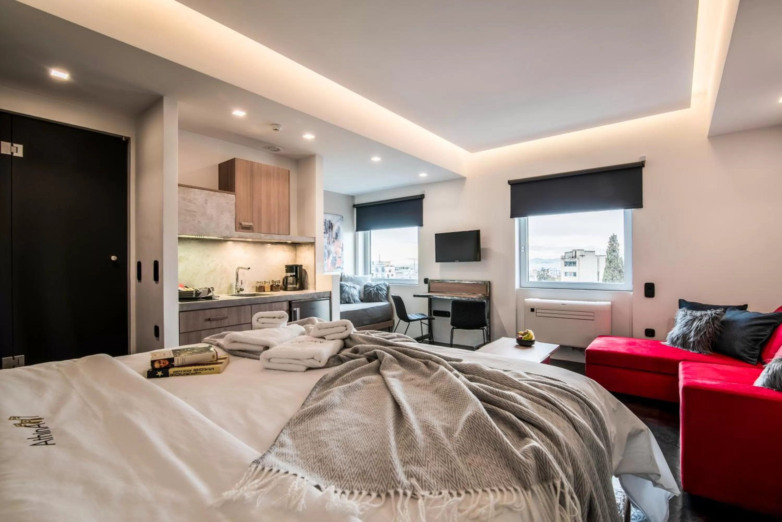 Bedroom, Bed in AthinA STREETAPARTMENTS