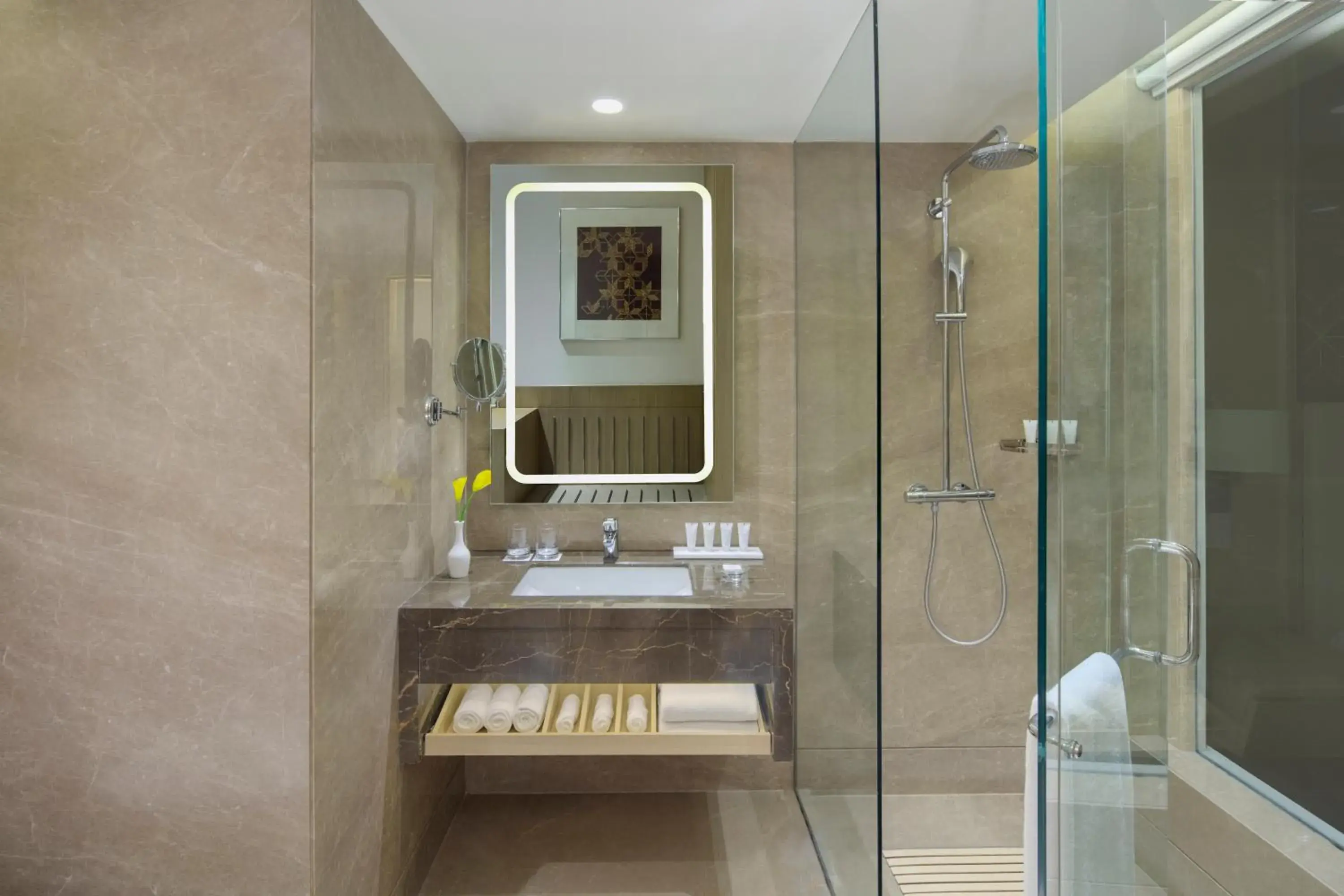 Shower, Bathroom in Radisson Gurugram Udyog Vihar