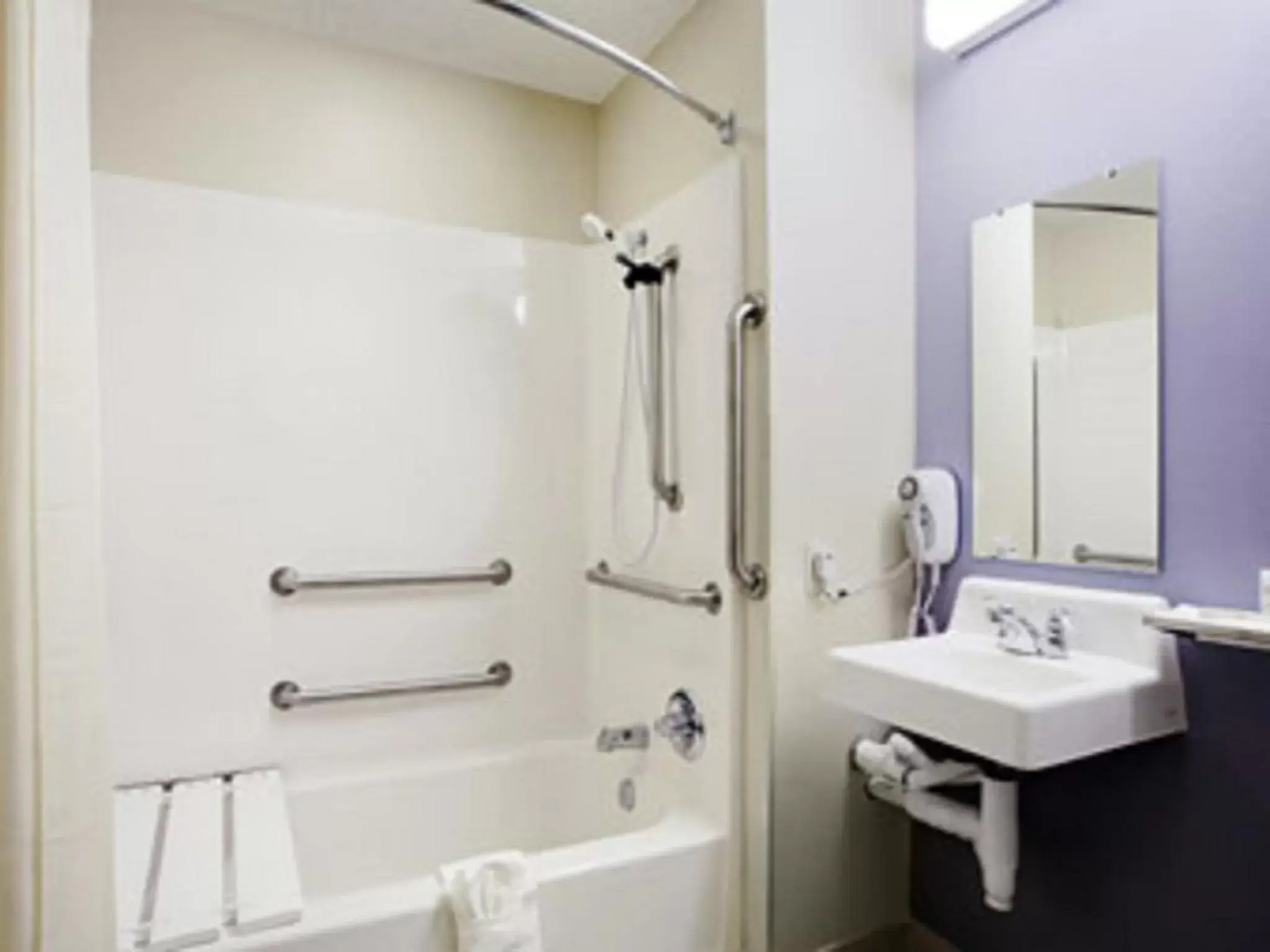 Bathroom in Microtel Inn & Suites Mansfield PA