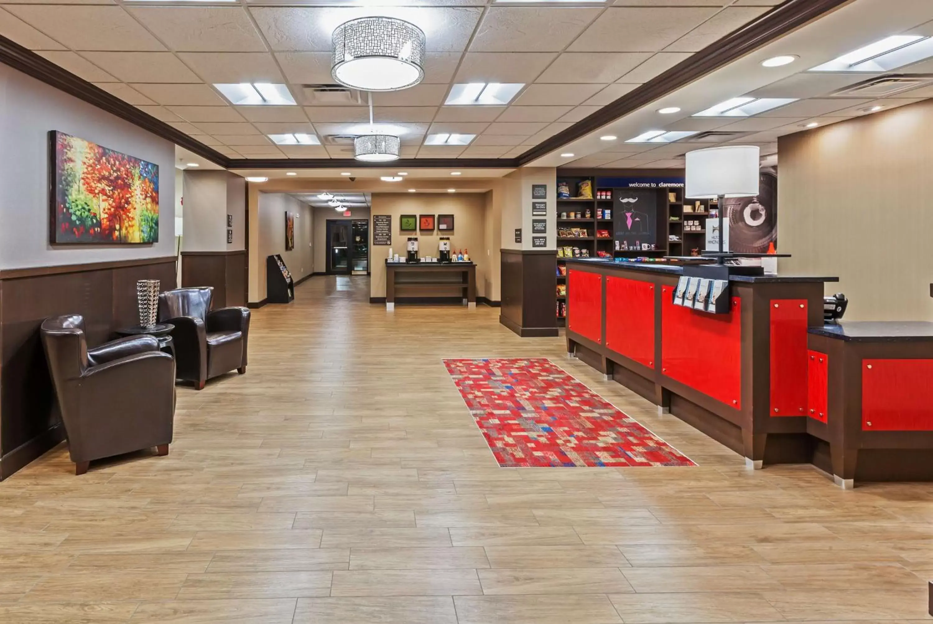 Lobby or reception, Lobby/Reception in Hampton Inn & Suites Claremore