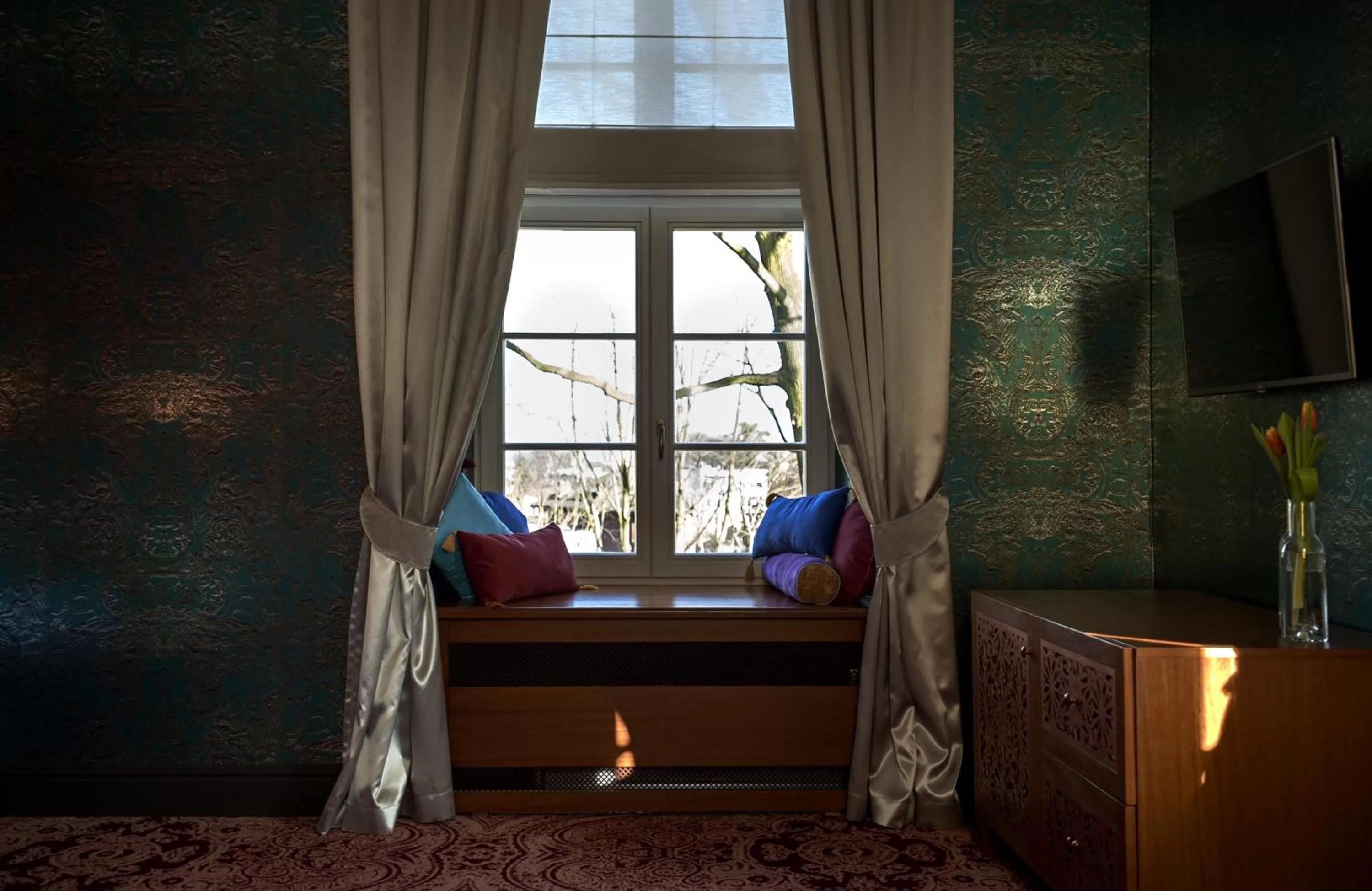 Bedroom in Relais & Châteaux Hotel Quadrille - Adults Only