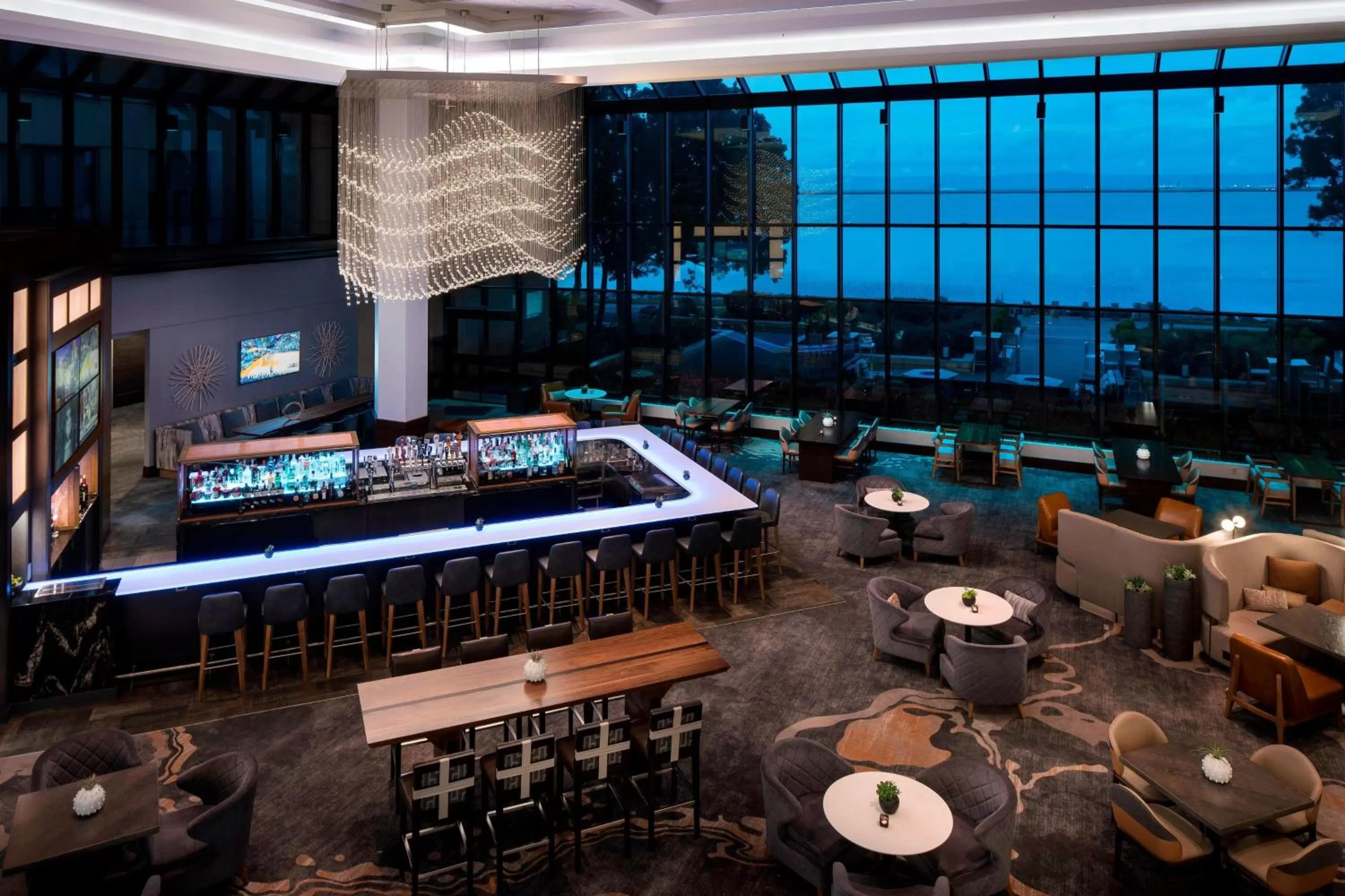 View (from property/room) in San Francisco Airport Marriott Waterfront