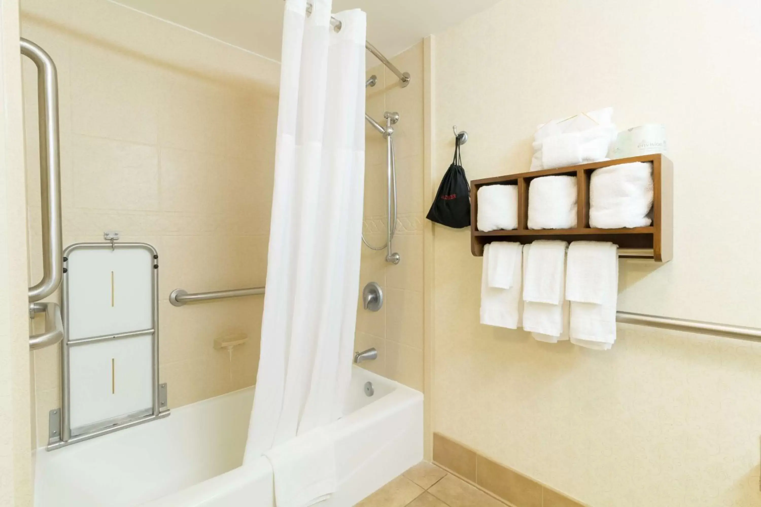 Bathroom in Hampton Inn Savannah Historic District