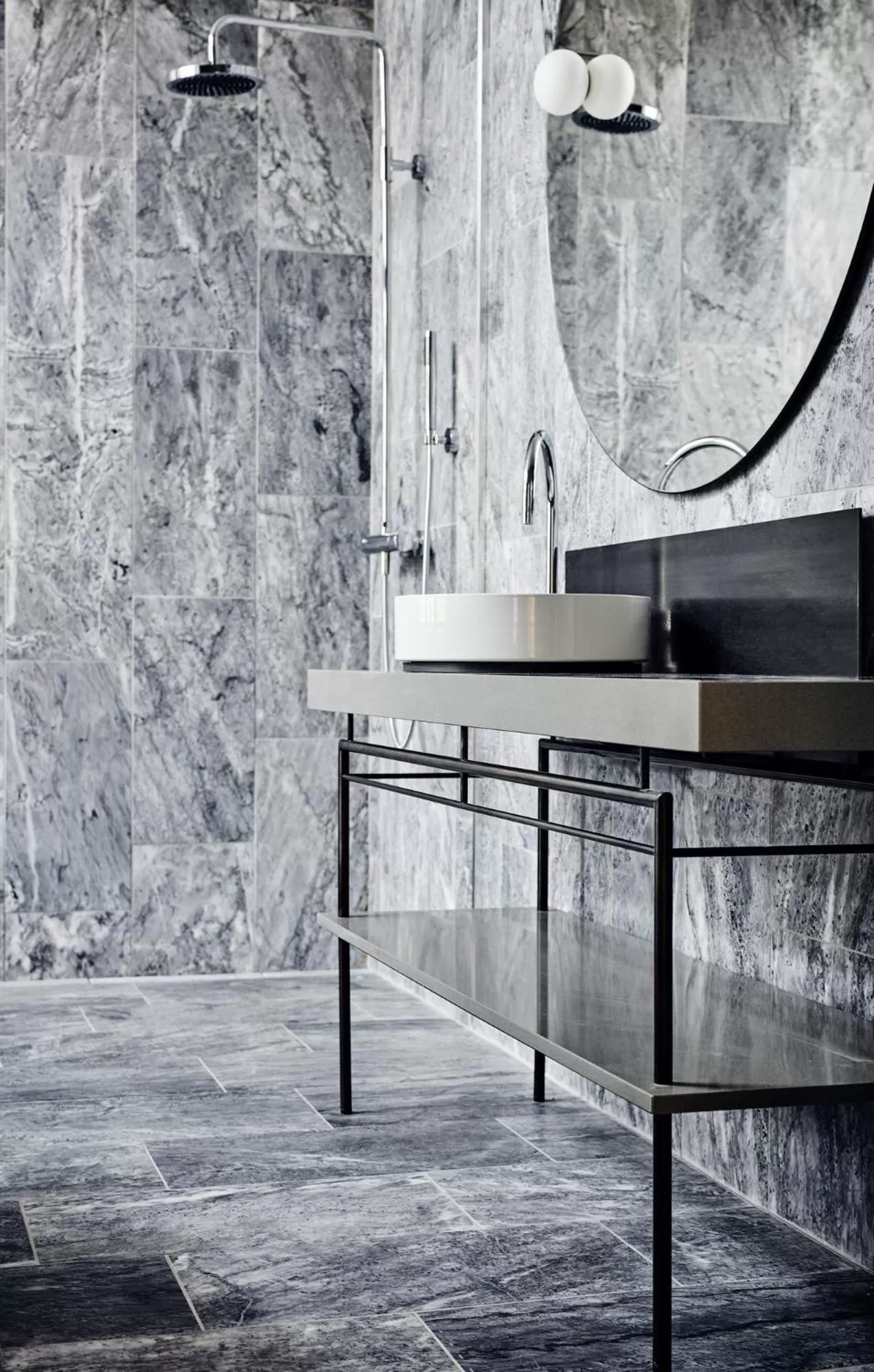 Shower in Nobis Hotel Copenhagen, a Member of Design Hotels