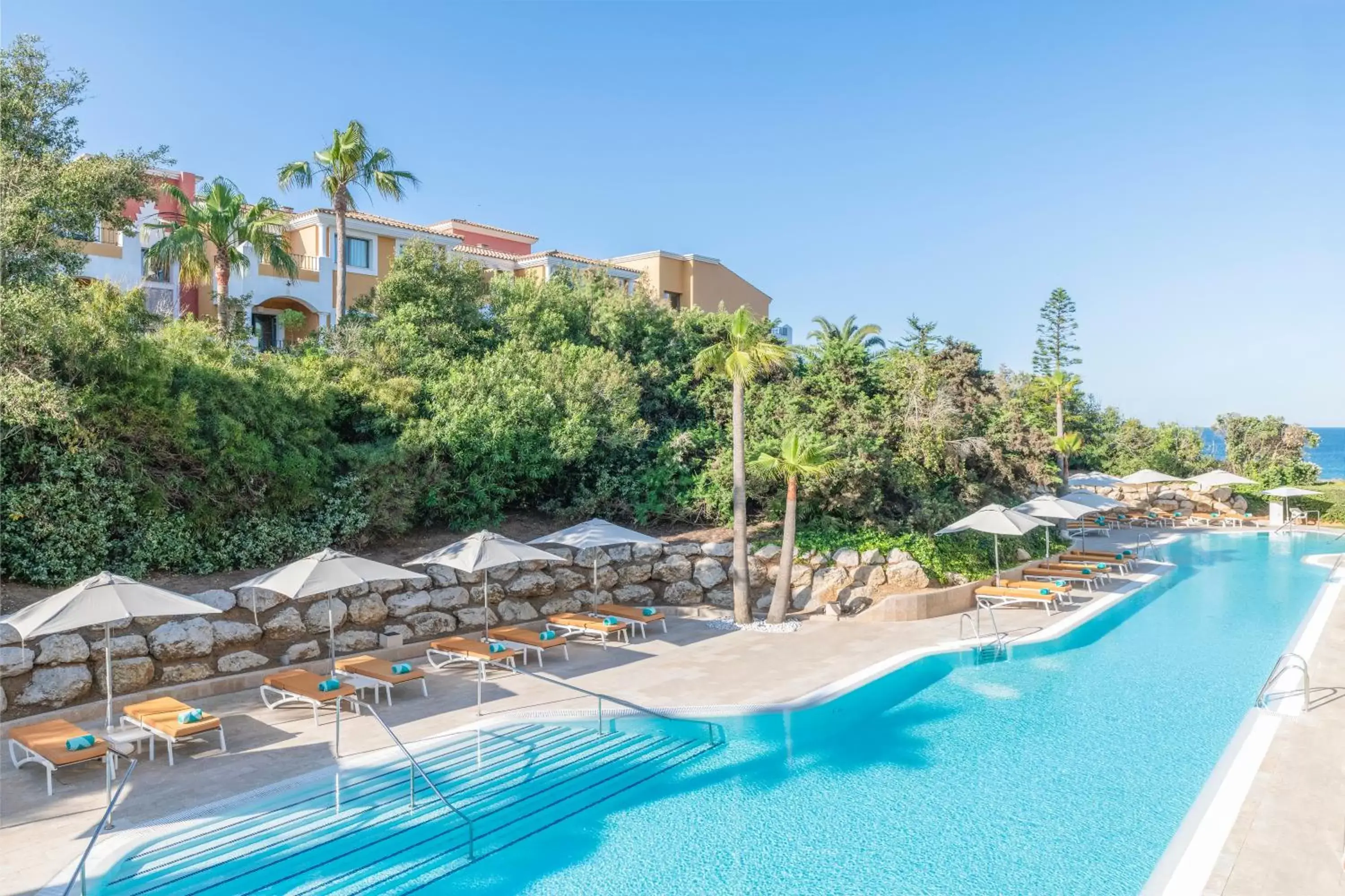 Swimming pool in Iberostar Selection Andalucia Playa Swimming pool in Iberostar Selection Andalucia Playa