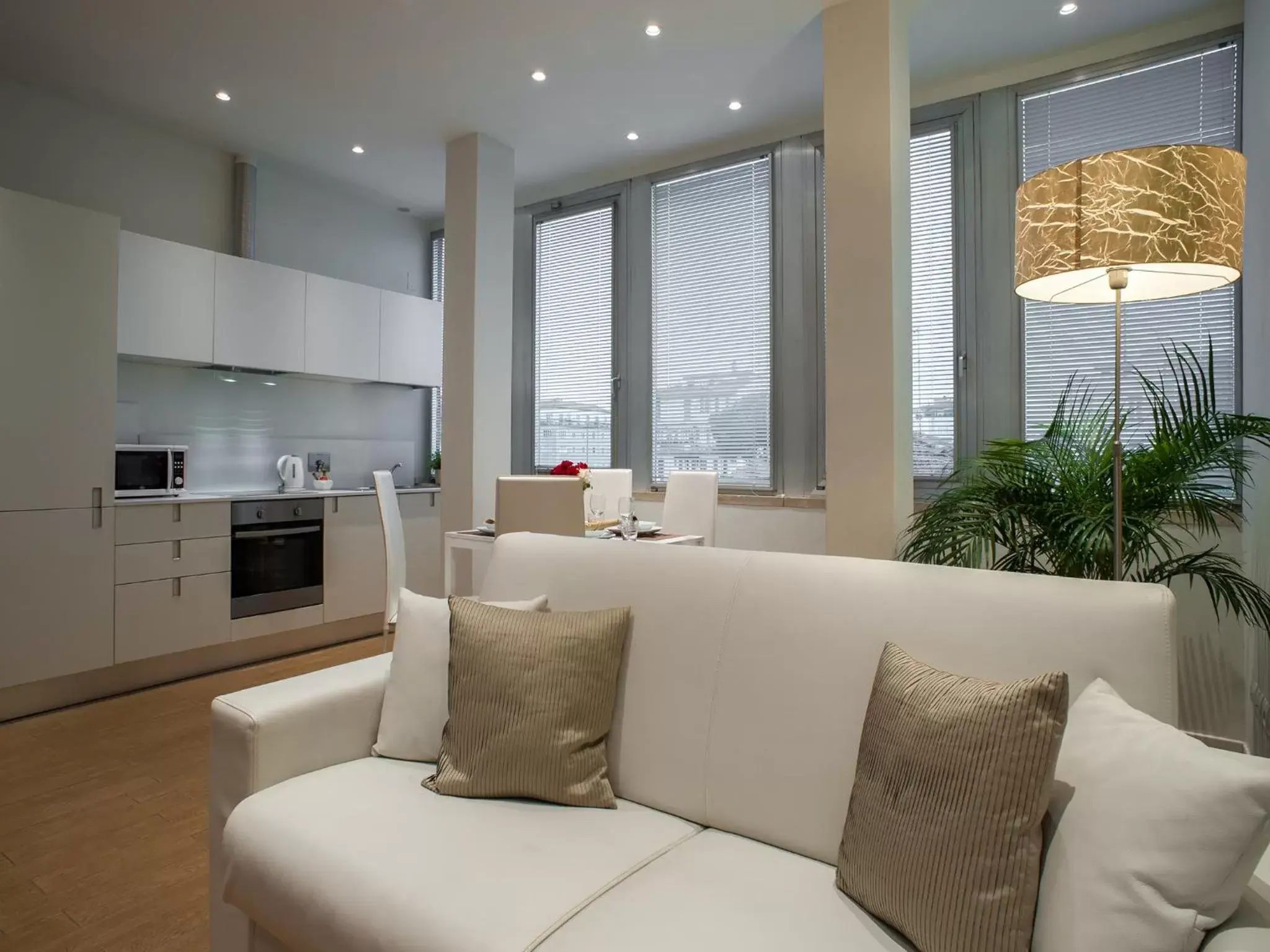 TV and multimedia, Seating Area in La Farina Apartments
