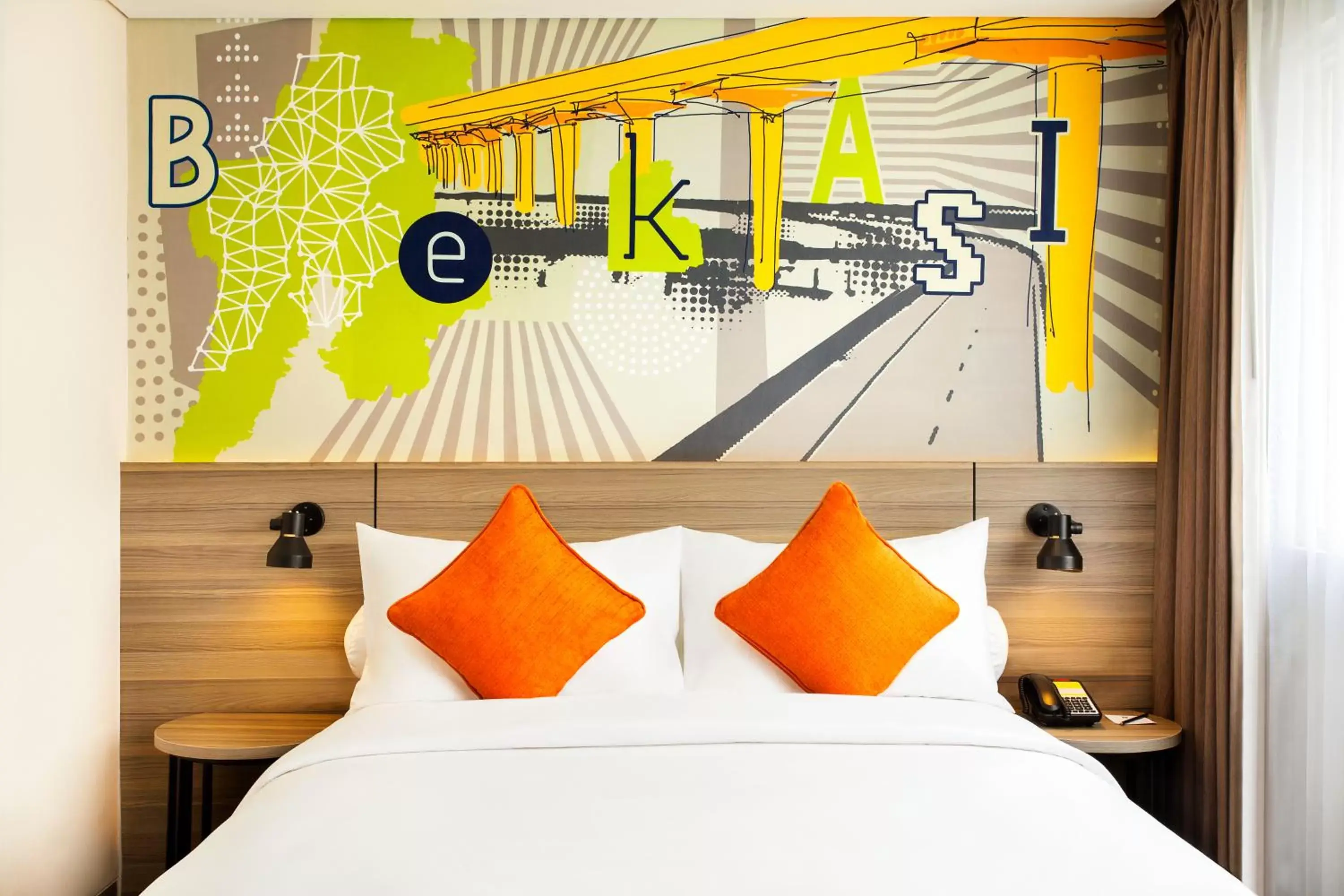 Bed in ibis Styles Bekasi Jatibening