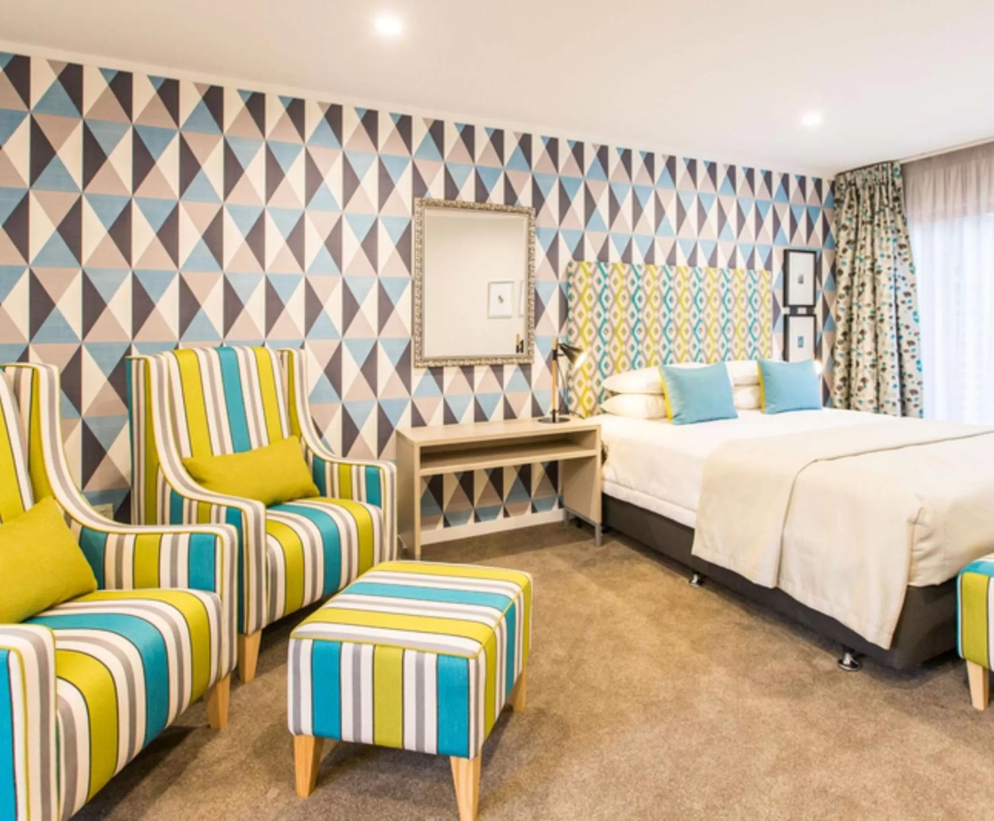 Photo of the whole room, Bed in ASURE Destiny on Fitzherbert Motel