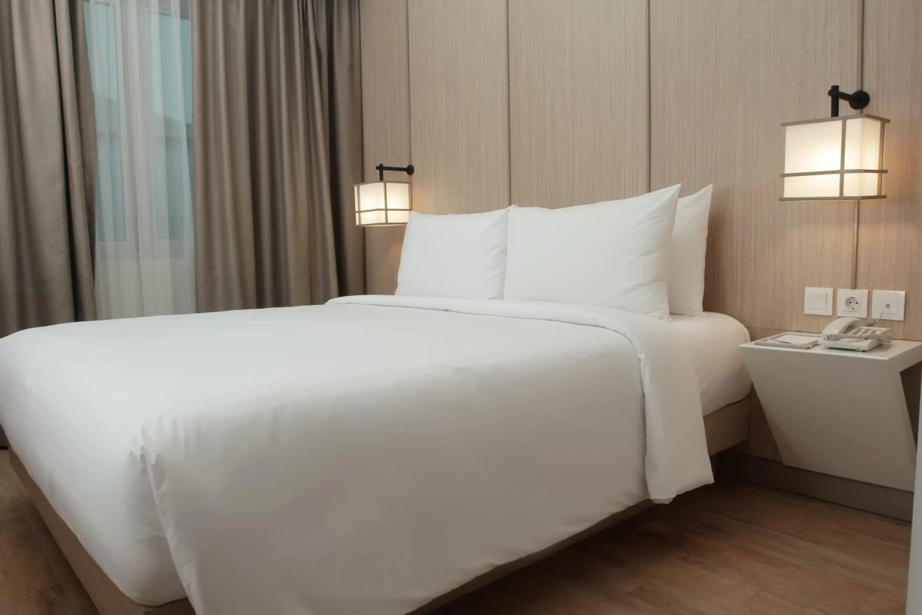 Bedroom, Bed in Hotel Santika Mega City - Bekasi