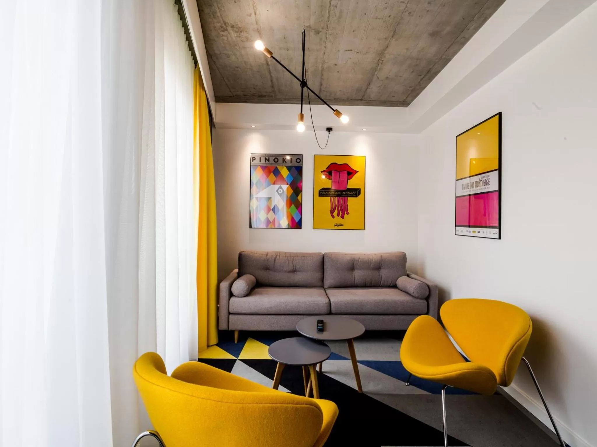 Seating area in Lwowska 1