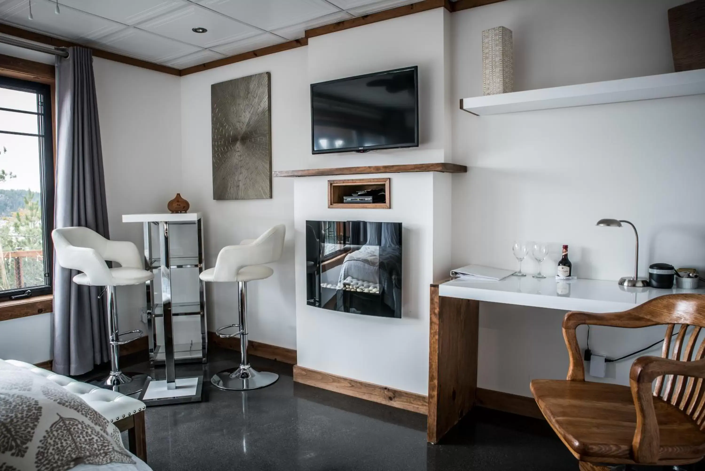 TV and multimedia, Kitchen/Kitchenette in Gîte du Haut des Arbres