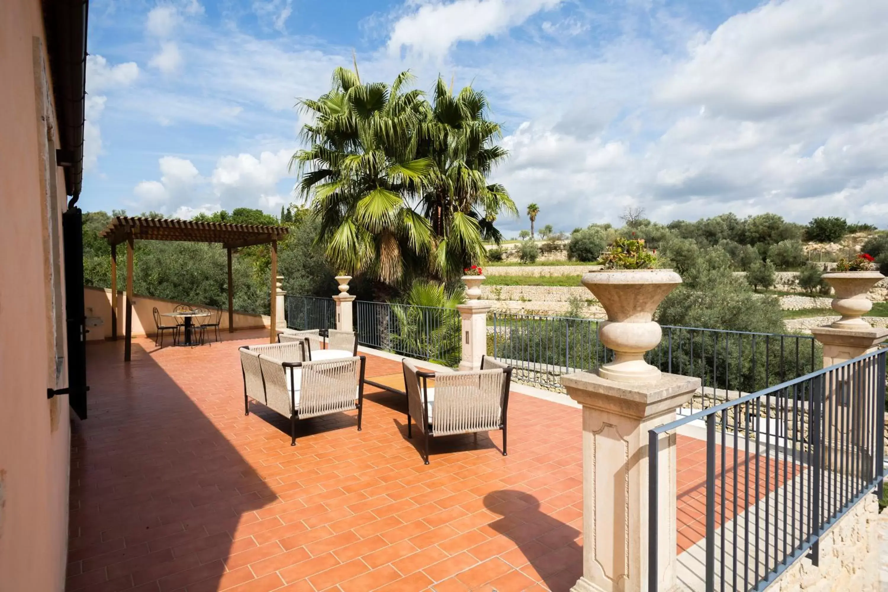 Patio in Domus Hyblaea Resort