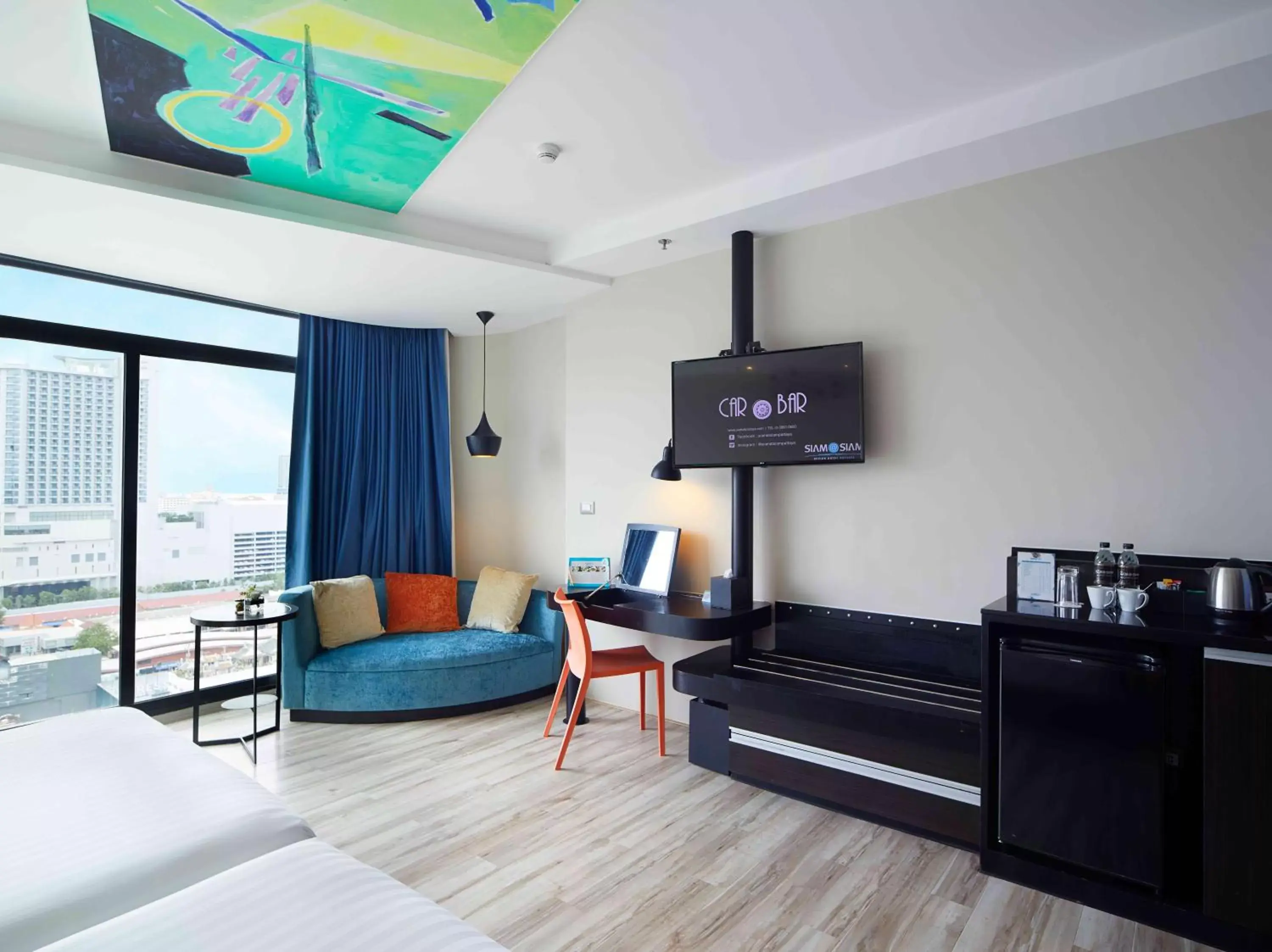 TV and multimedia, Seating Area in Siam@Siam Design Hotel Pattaya