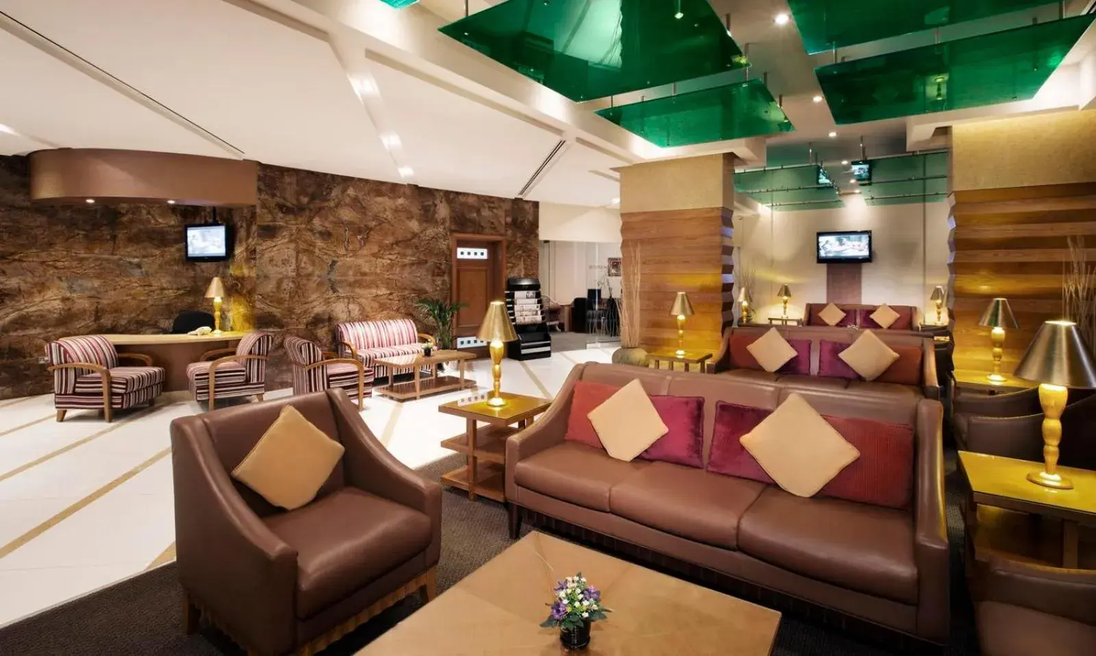 Lobby or reception, Lounge/Bar in Avenue Hotel Dubai