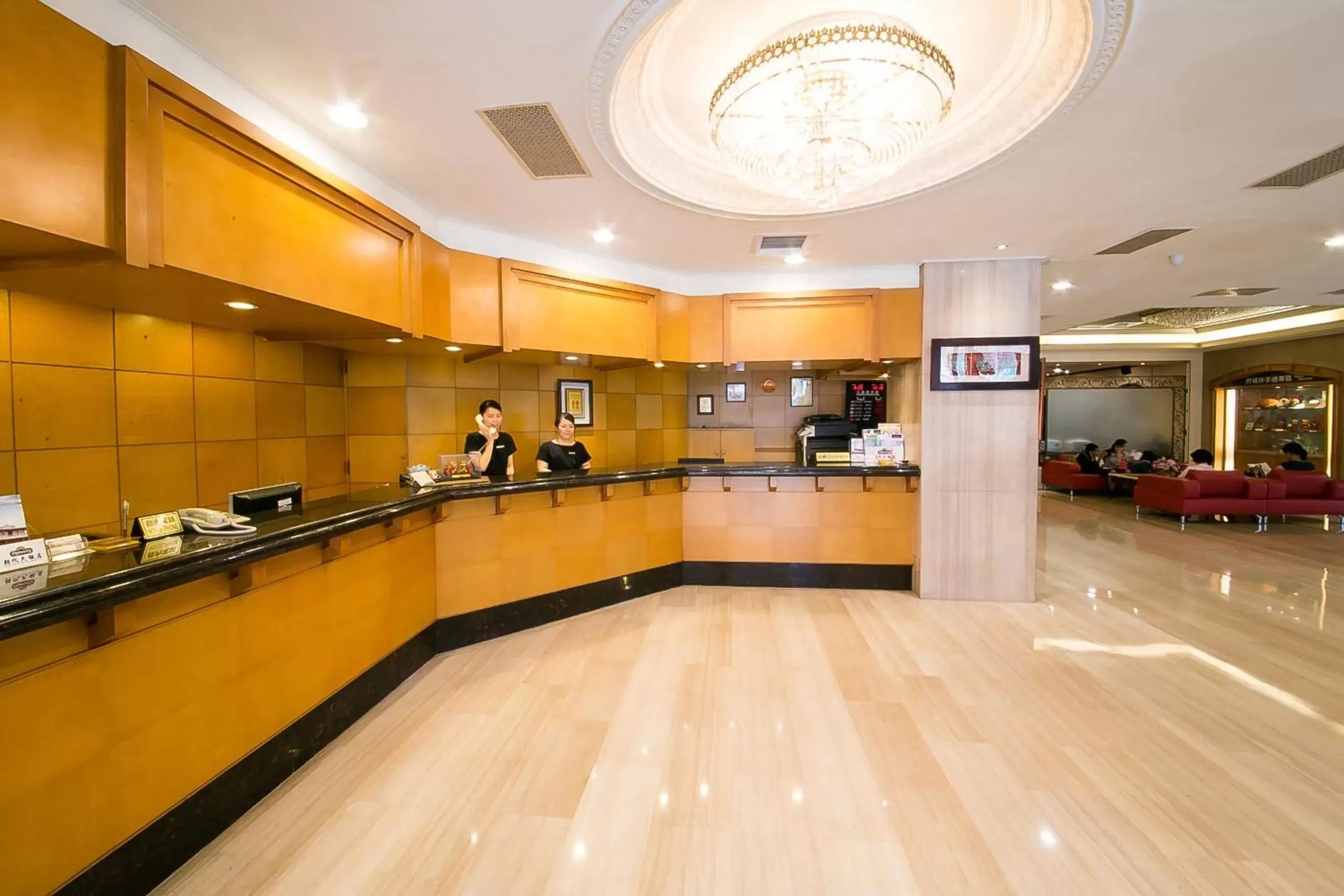 Lobby or reception in Dynasty Hotel