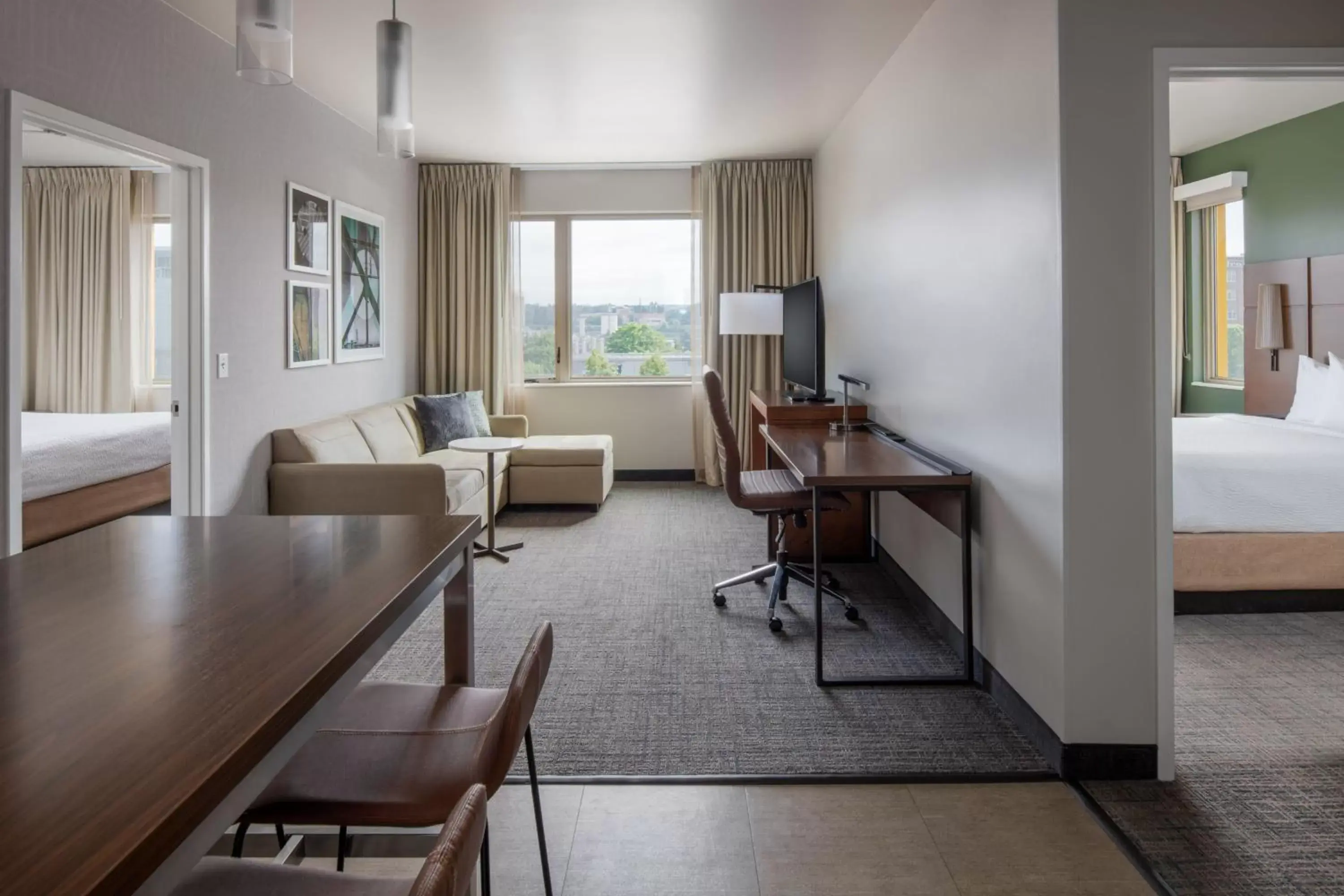 Living room in Residence Inn by Marriott Portland Downtown/Pearl District