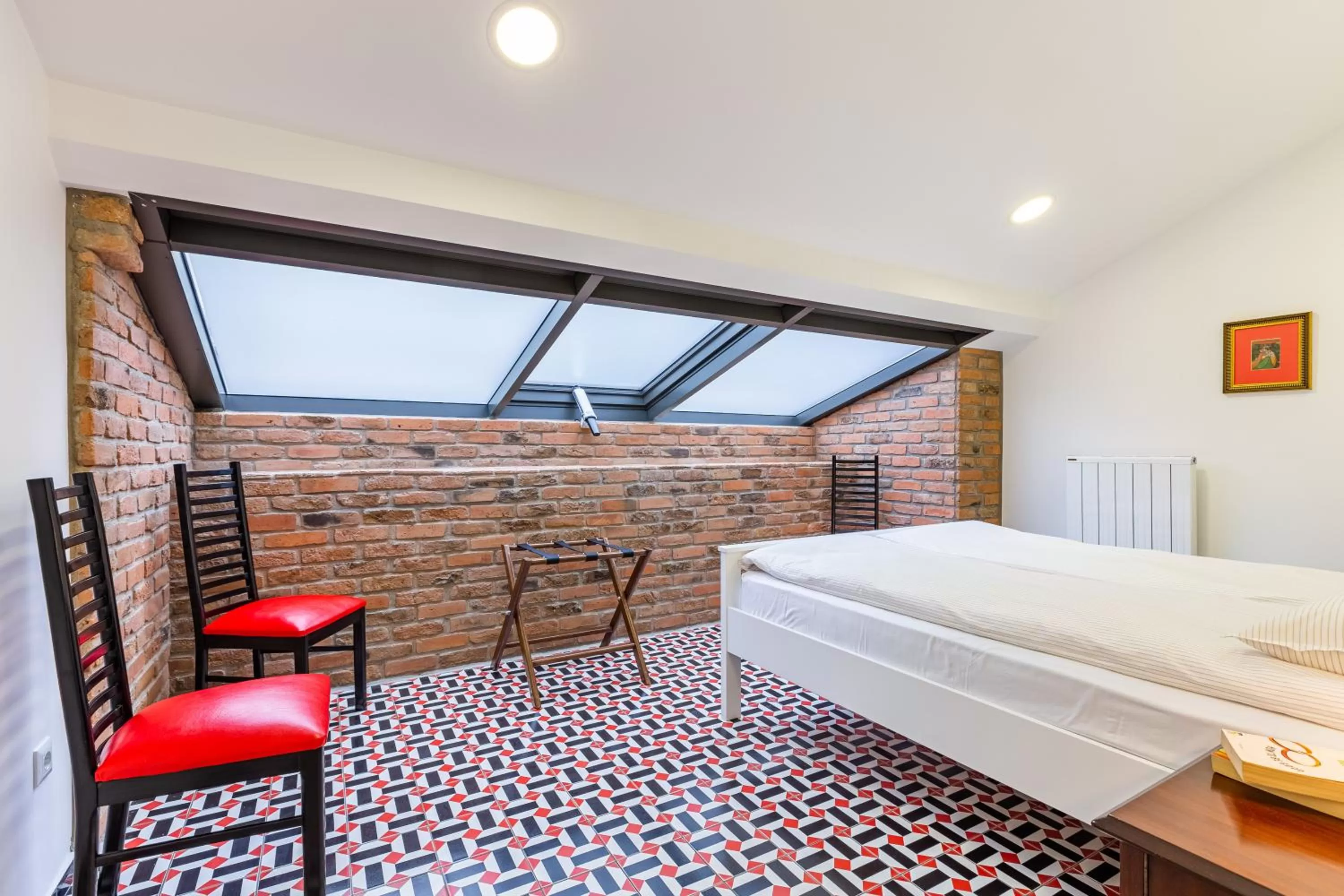 Bed in Villa Pera Suite Hotel