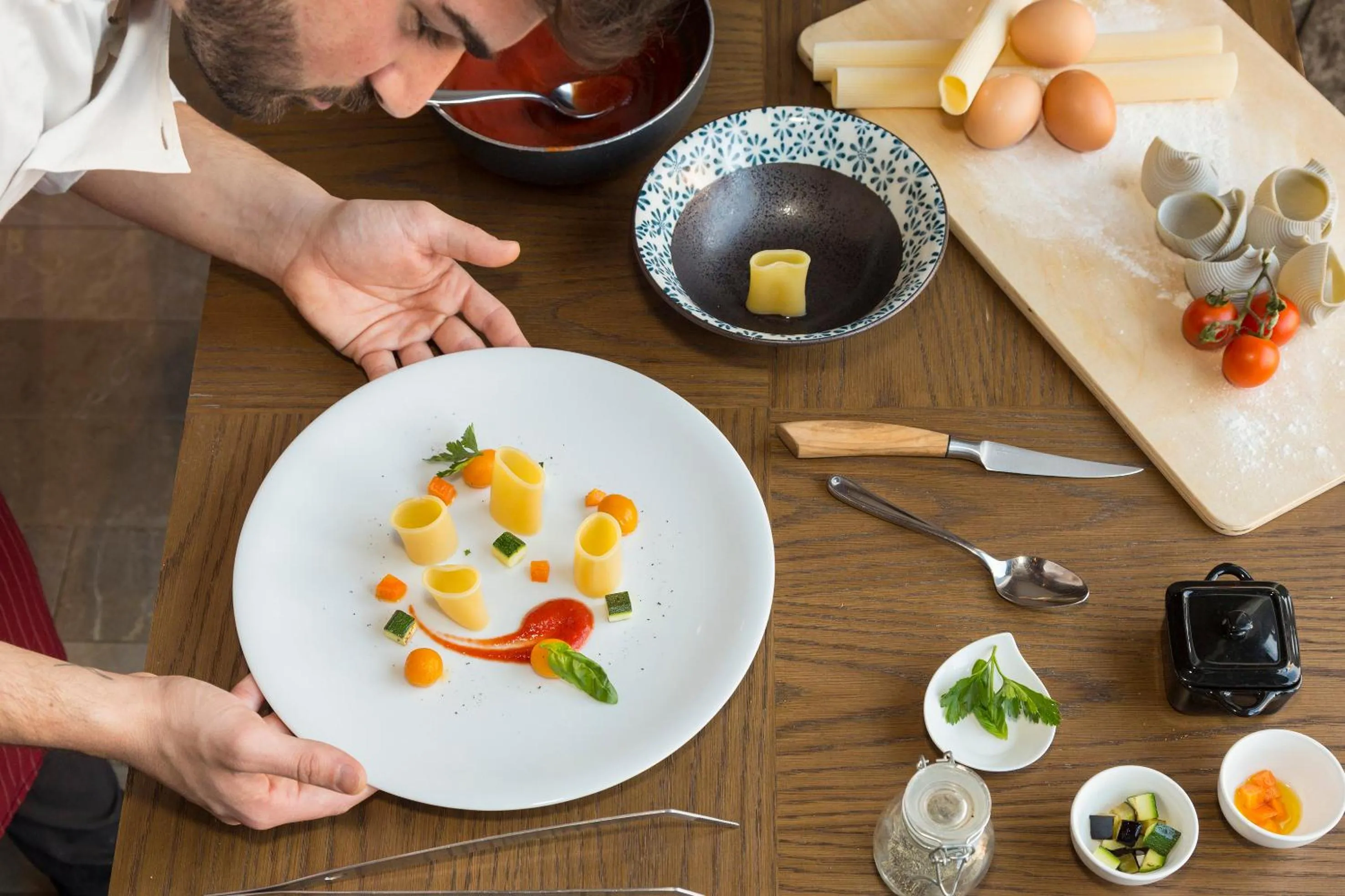 Food close-up in Grand Hotel Campione