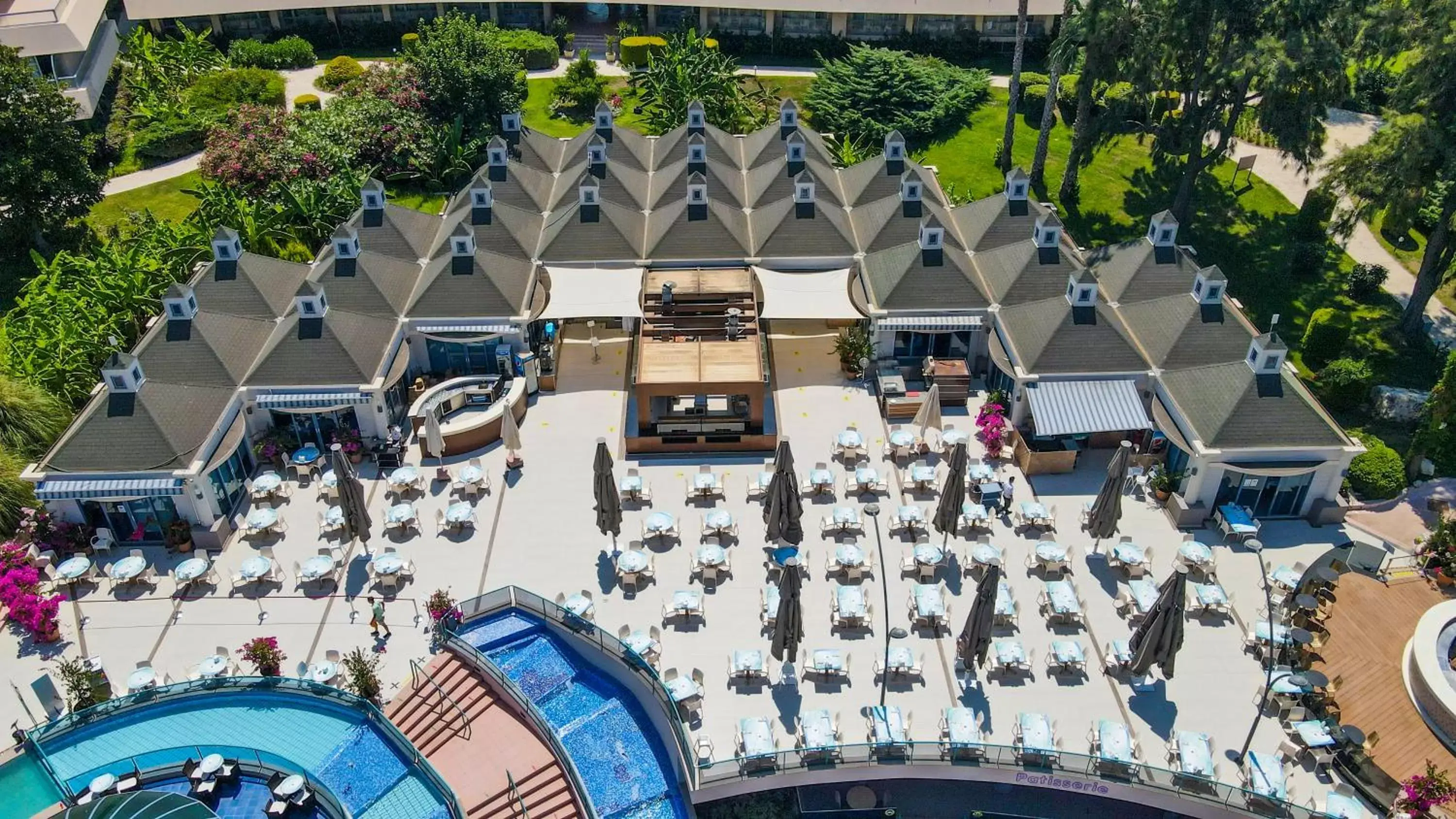 Bird's eye view, Bird's-eye View in The Grand Blue Sky International - All Inclusive