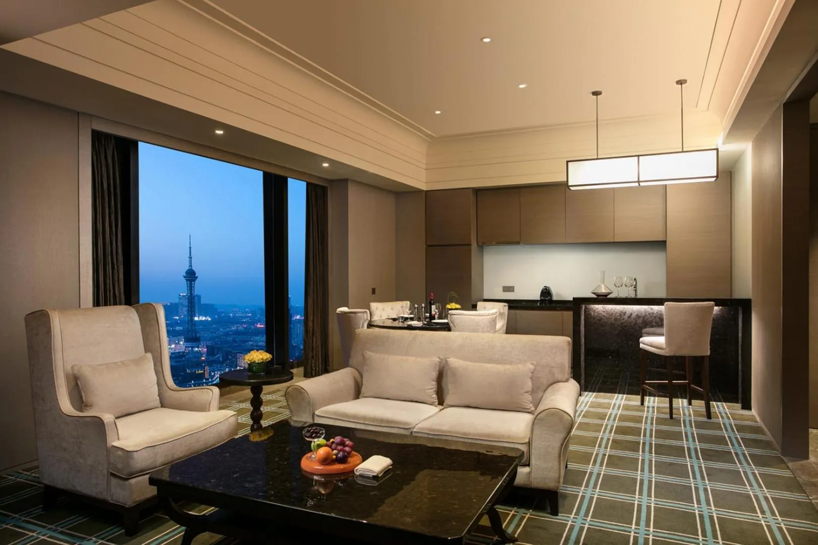 Seating area in Hilton Changzhou