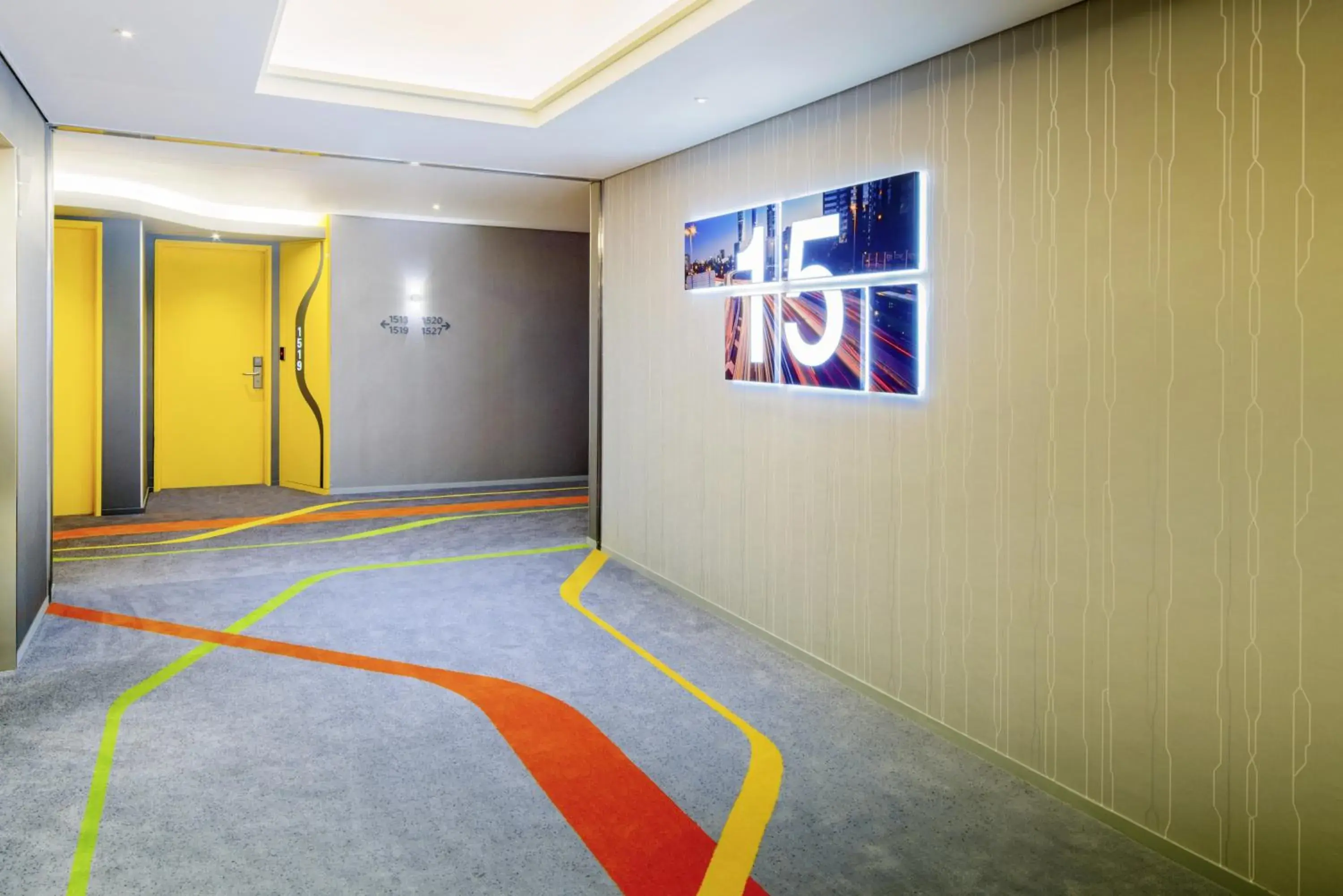 Decorative detail, TV/Entertainment Center in Ibis Styles Ambassador Seoul Gangnam