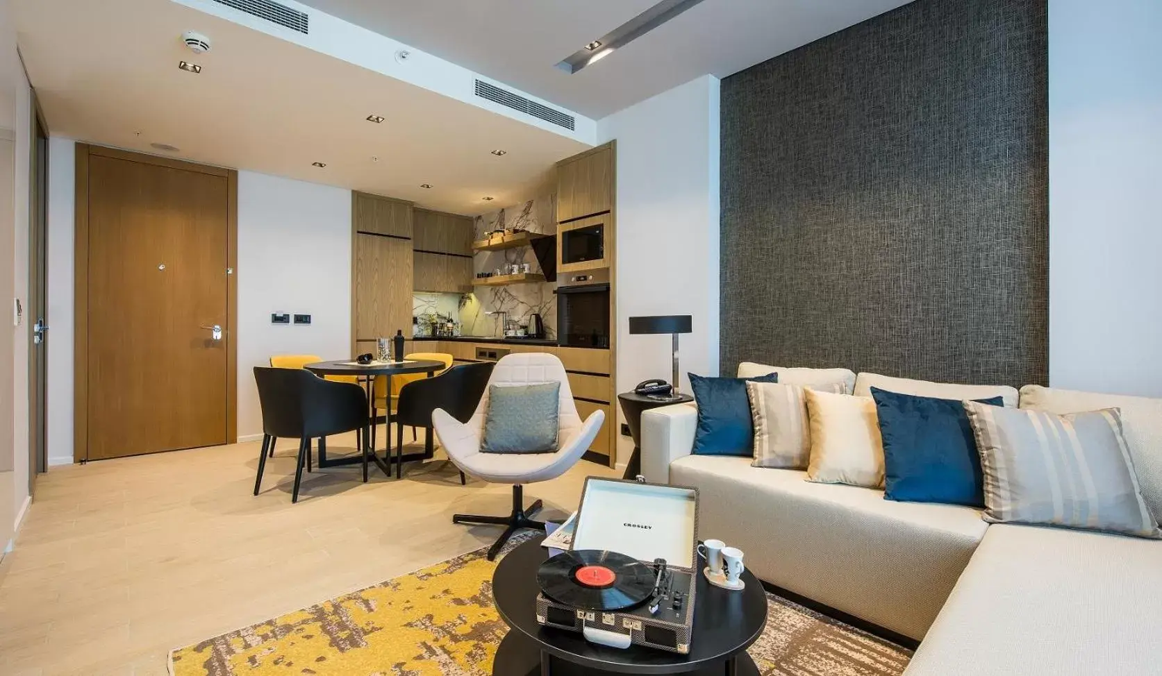 Living room in WestSide Residences by Rotana Living room in WestSide Residences by Rotana