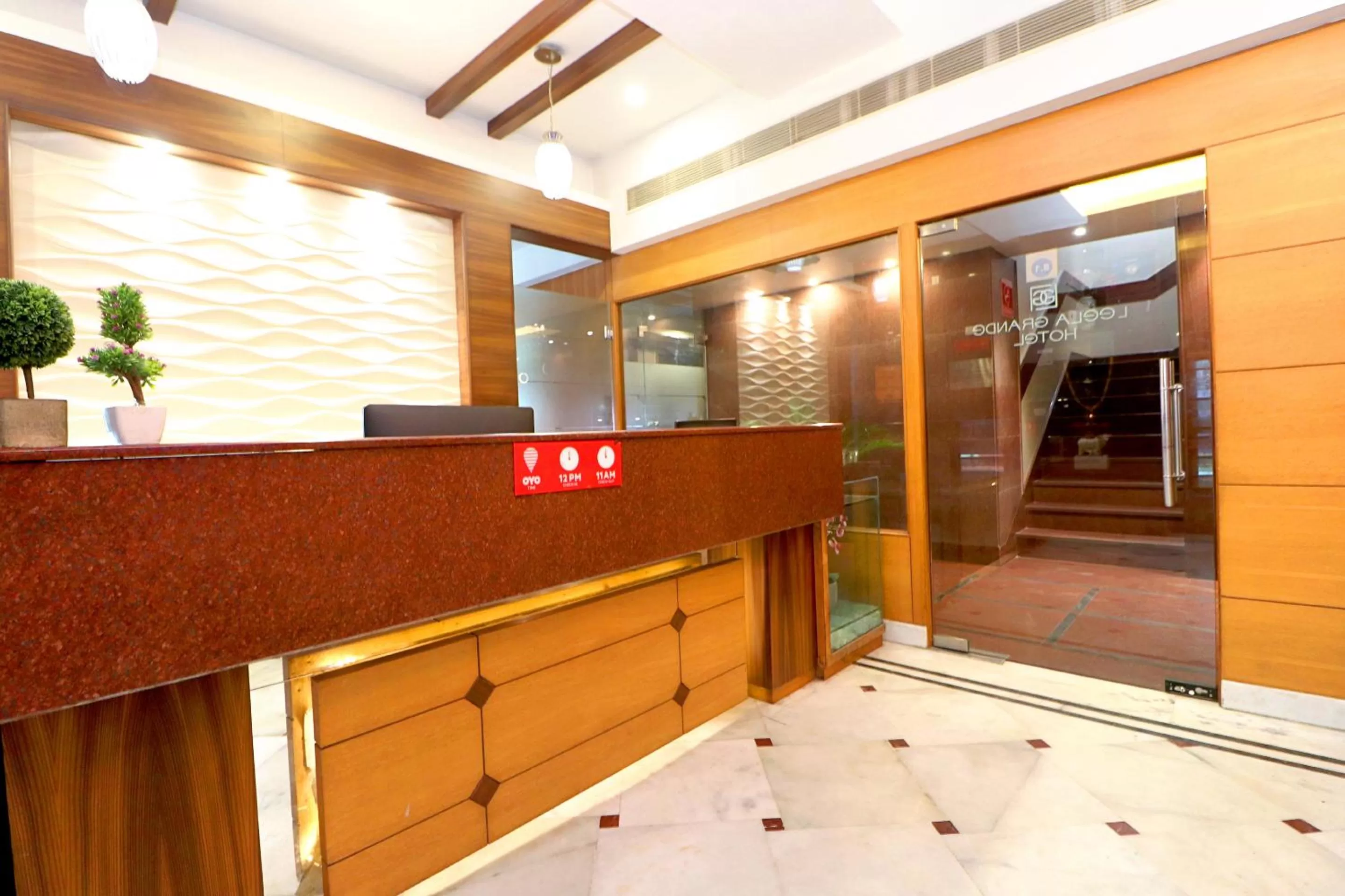 Lobby or reception in Hotel Leela Grande