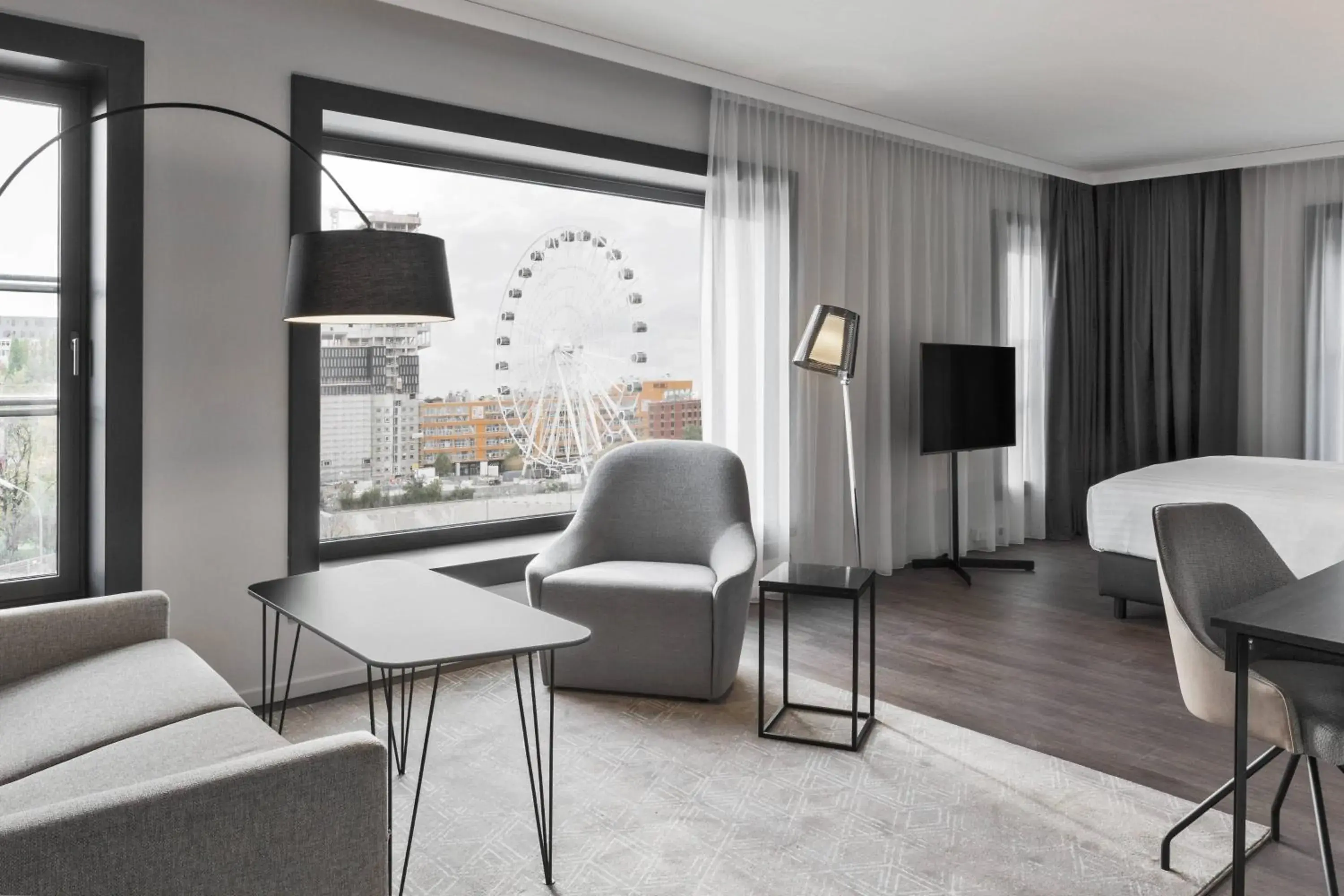 Bedroom, Seating Area in Residence Inn by Marriott Munich Ostbahnhof