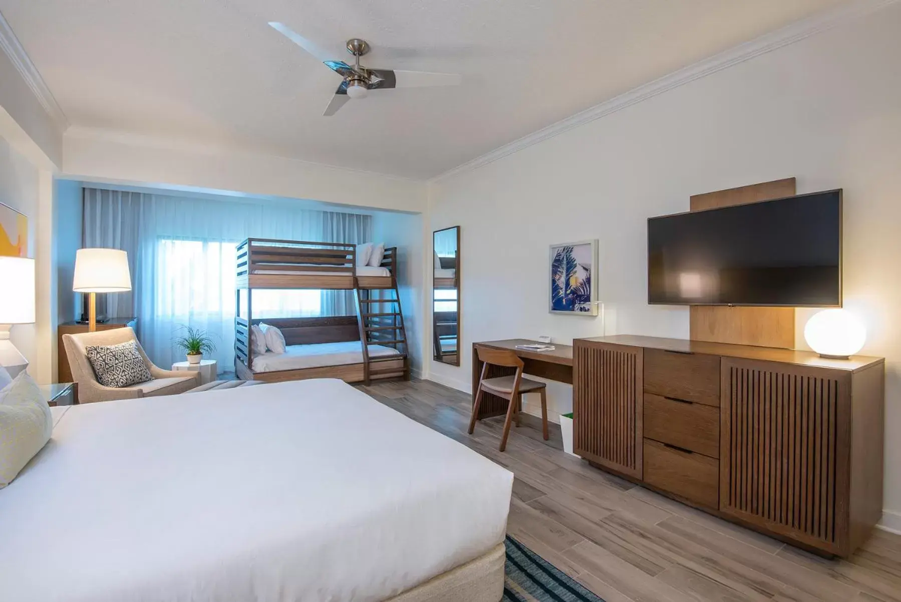 bunk bed, TV/Entertainment Center in Hawks Cay Resort