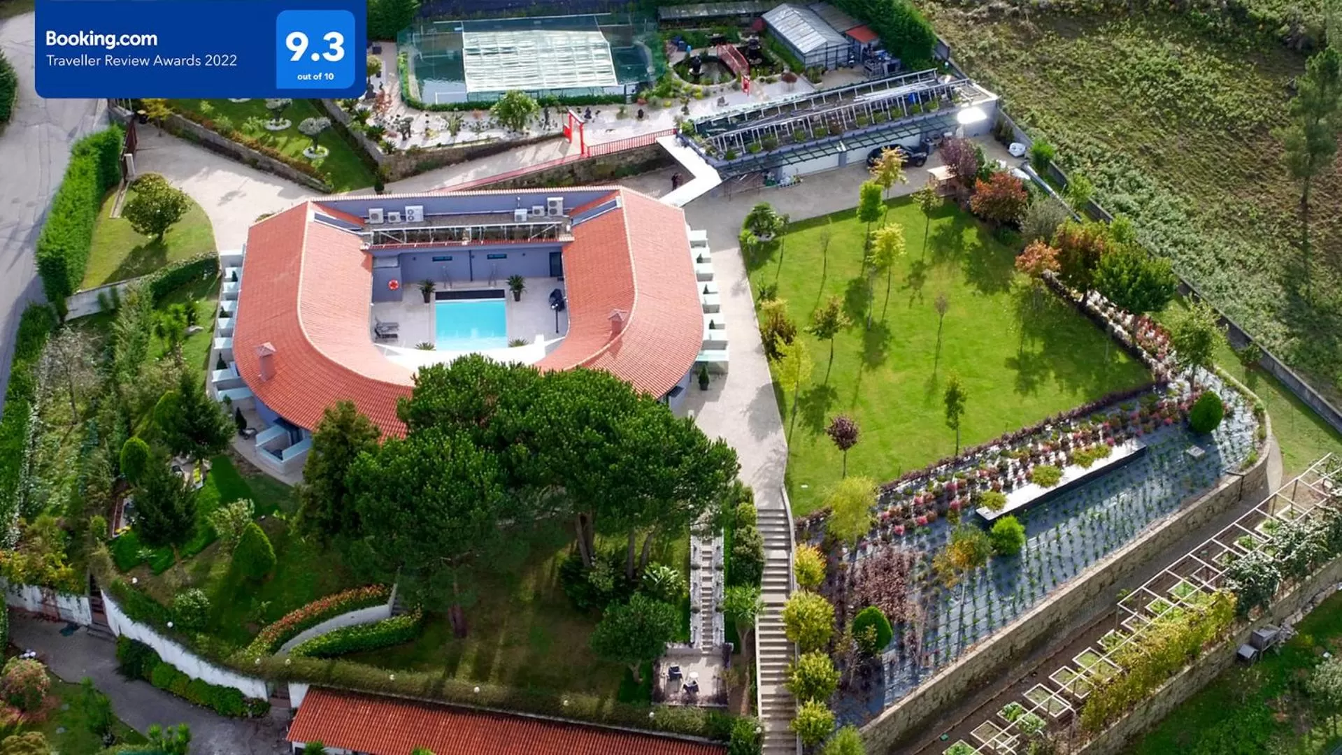 Bird's eye view in Casa das Carpas