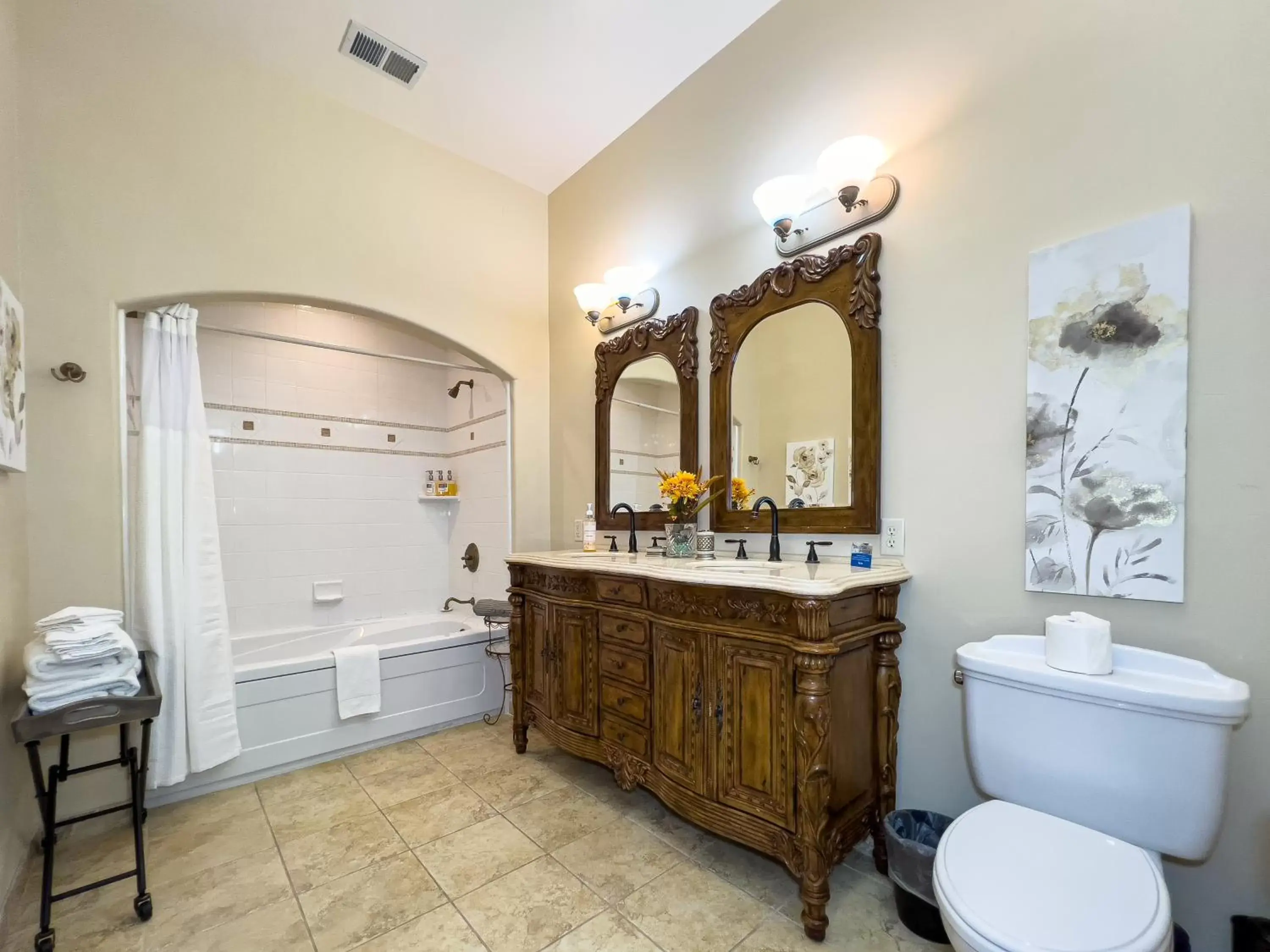 Bathroom in Chateau Coralini