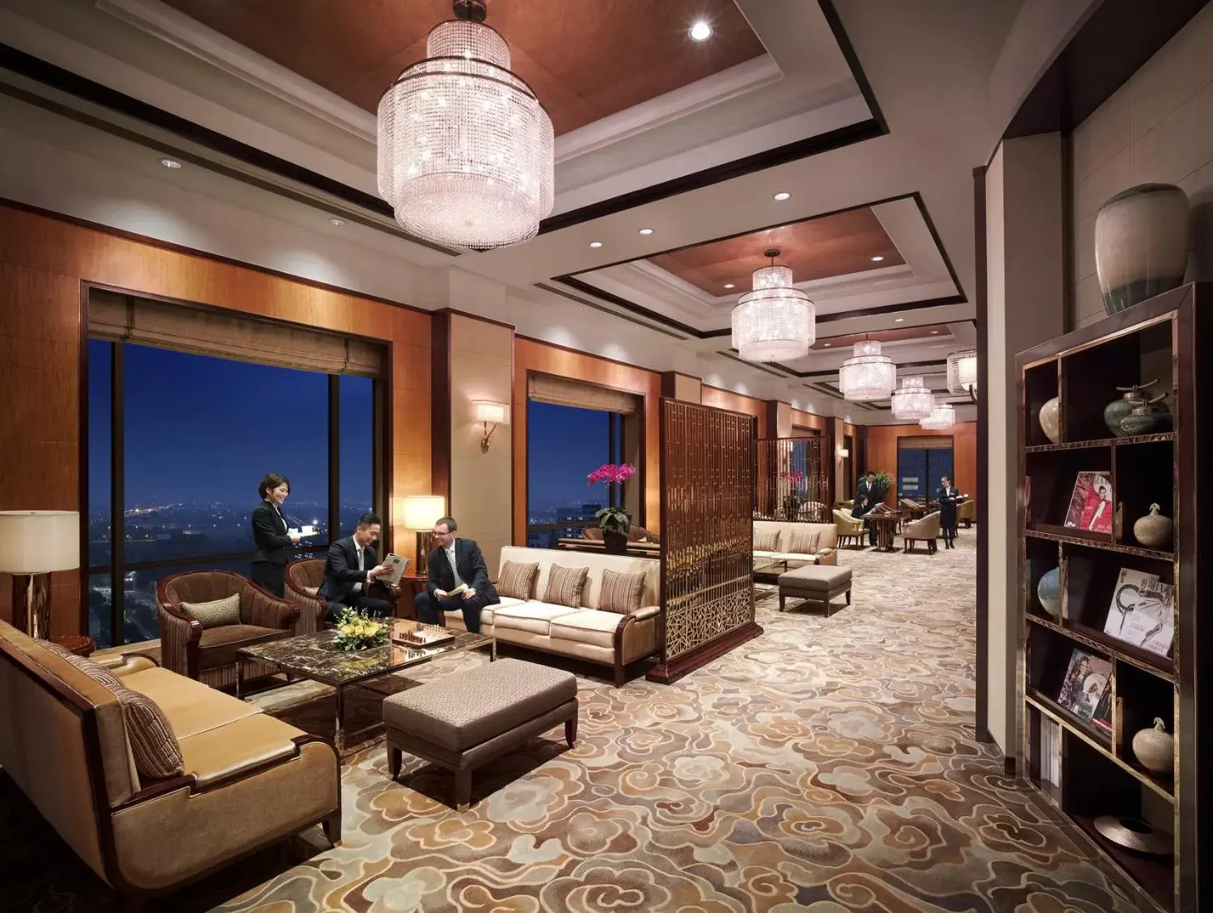 Lounge or bar, Lobby/Reception in Intercontinental Changzhou