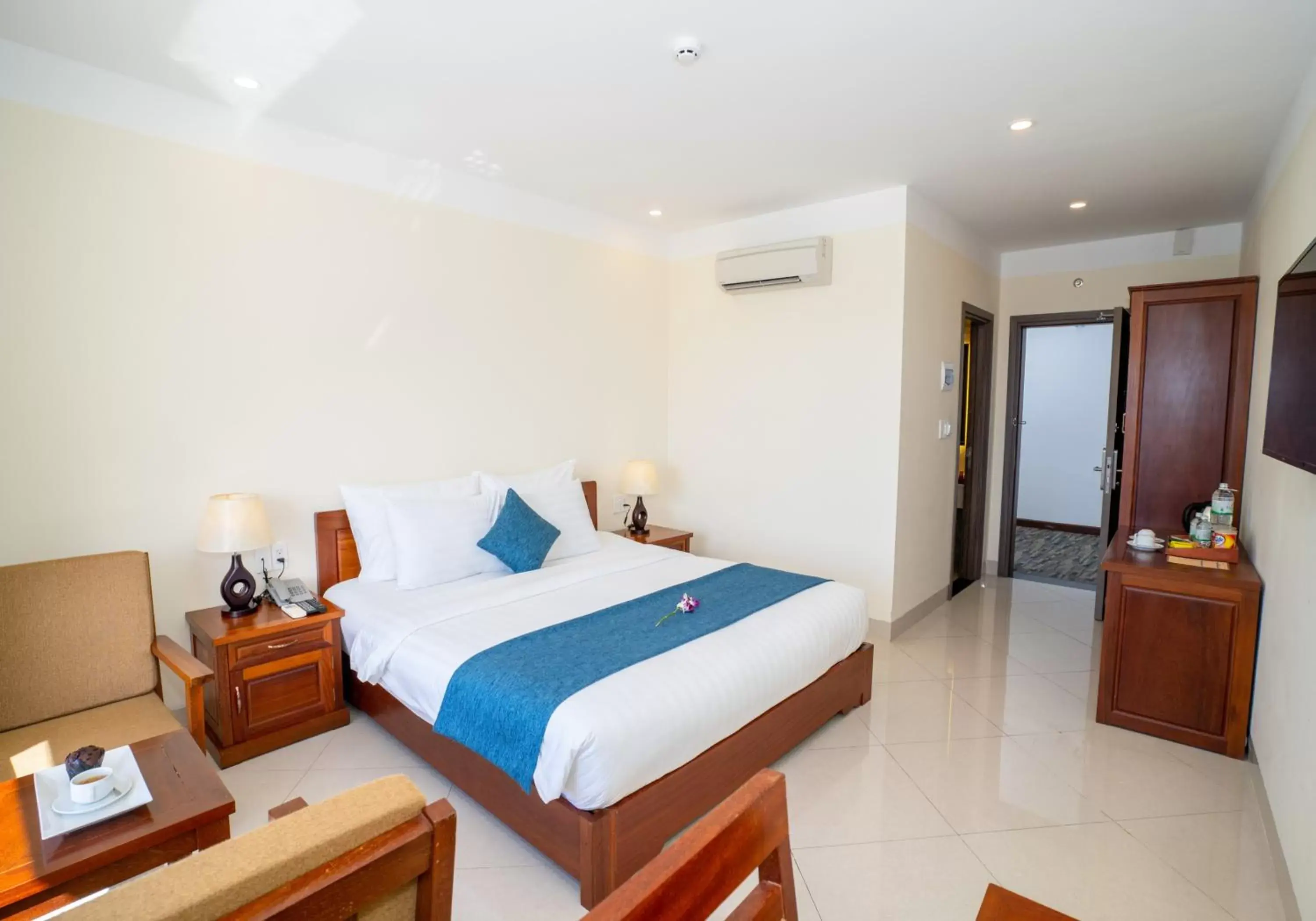 Bed in Navy Hotel Cam Ranh