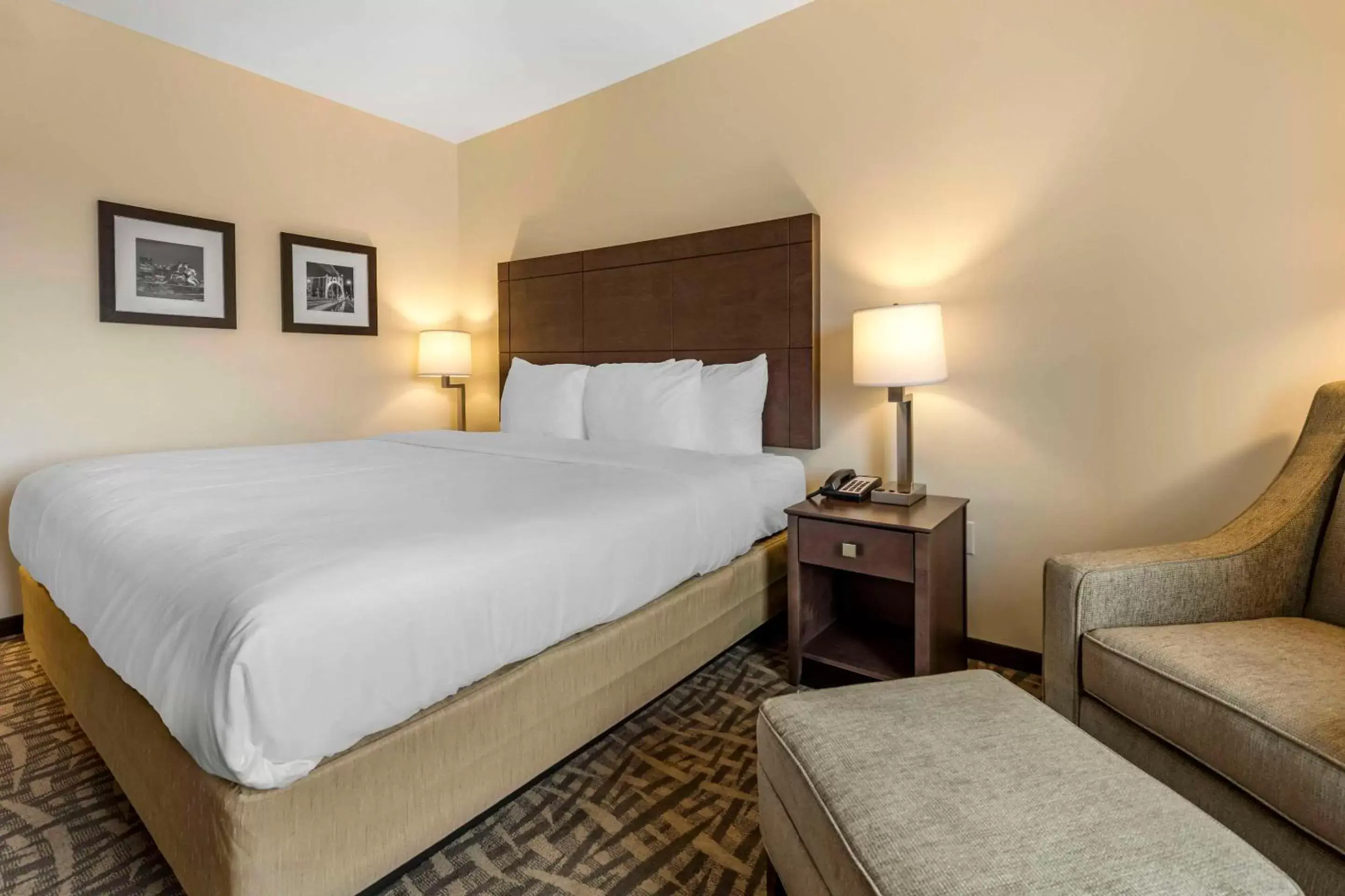 Bedroom, Bed in Comfort Inn & Suites Pittsburgh-Northshore