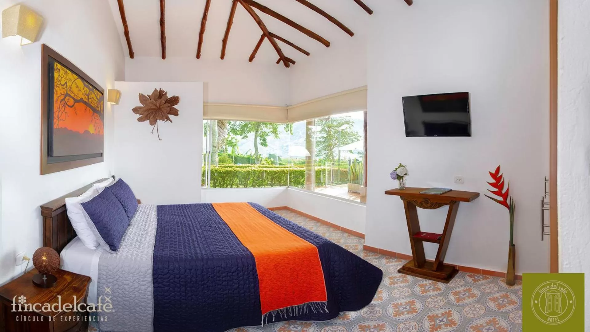 Photo of the whole room, Bed in Finca del Café - Casa Typica