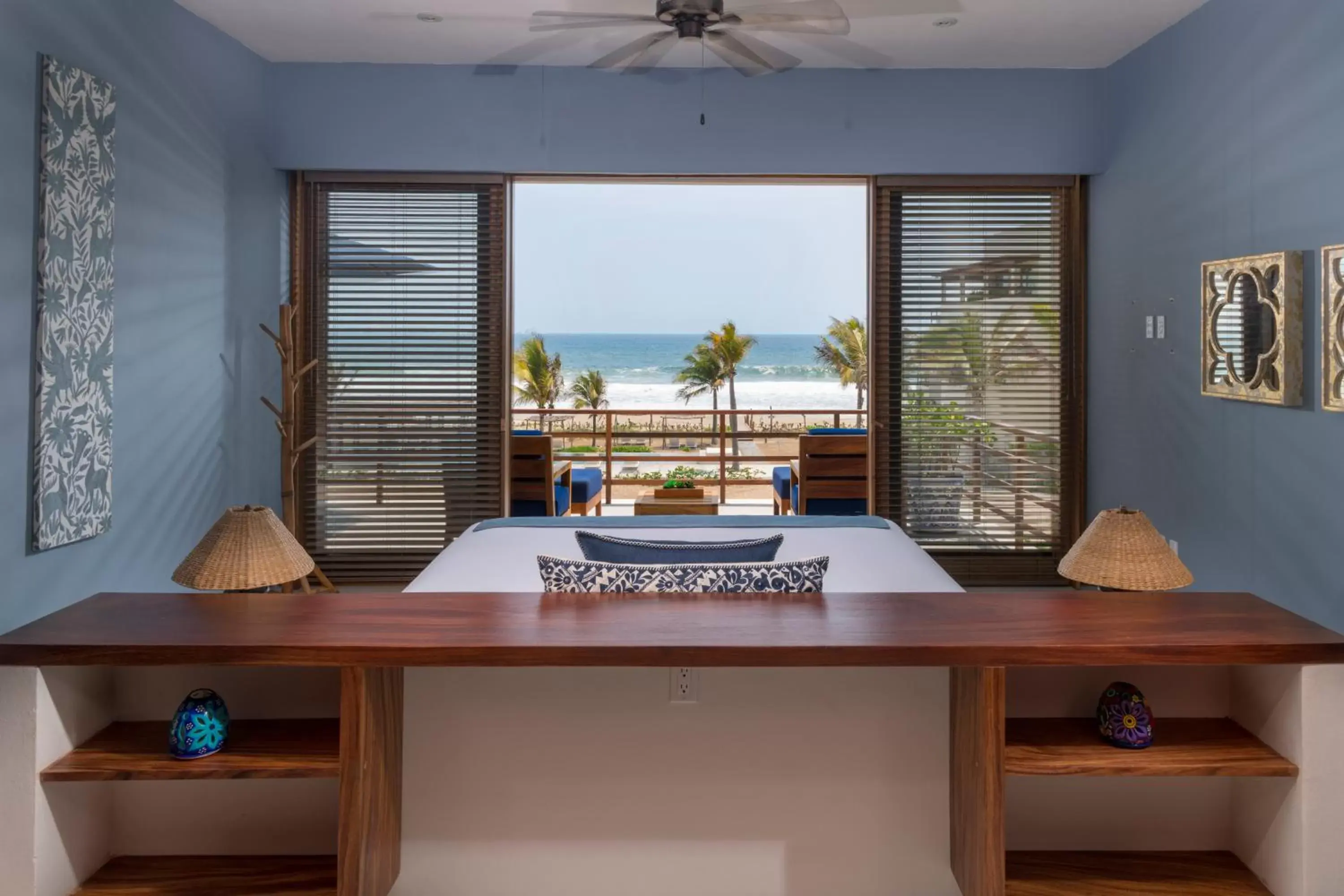 Bedroom in Marea Beachfront Villas