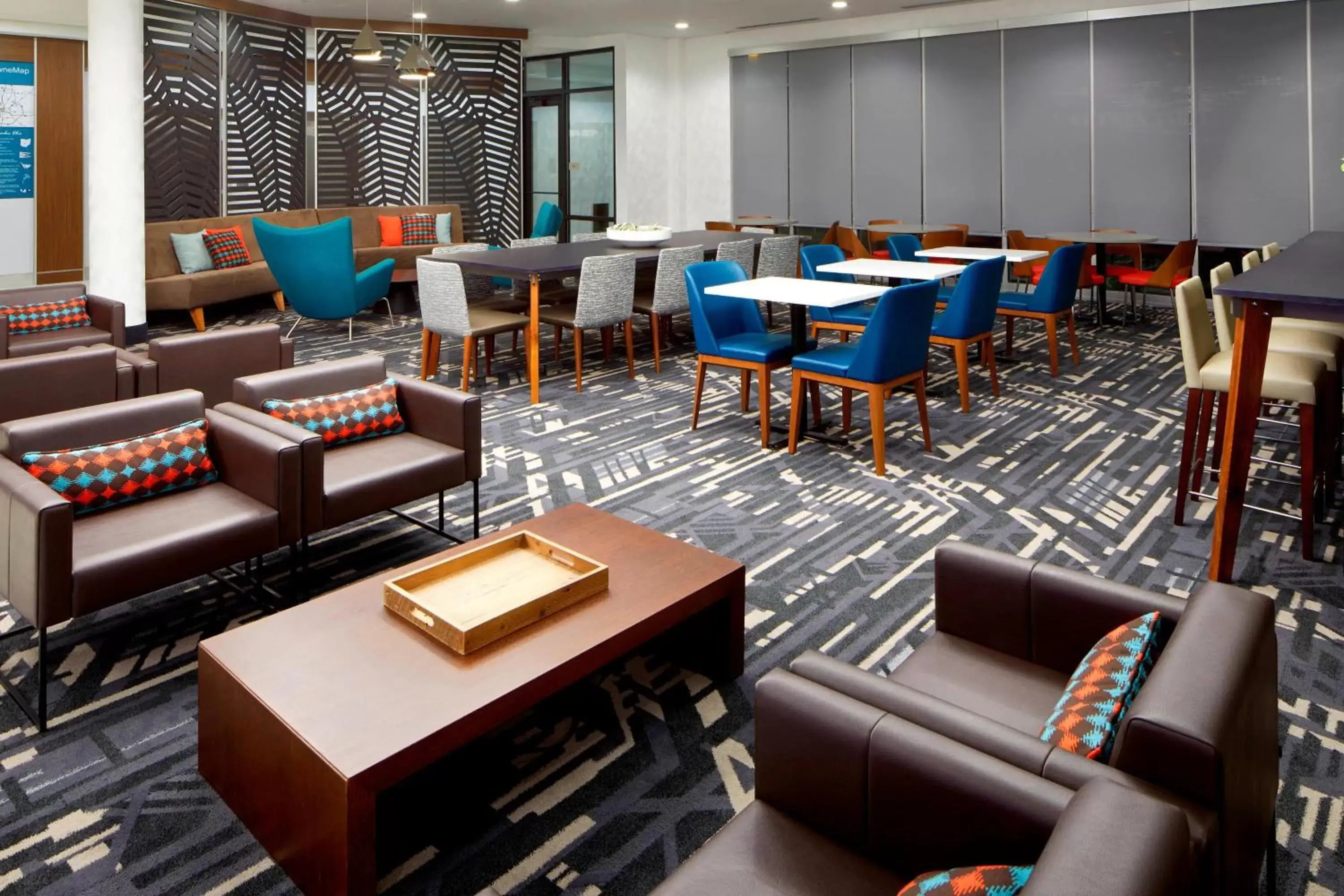 Lobby or reception, Restaurant/Places to Eat in SpringHill Suites by Marriott Columbus Easton Area