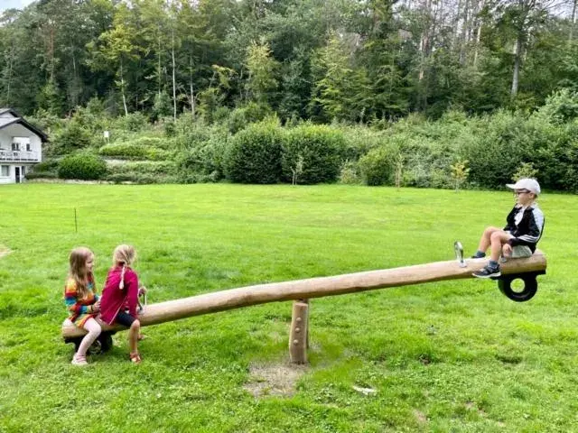 Children play ground, Family in Romantik Waldhotel Mangold