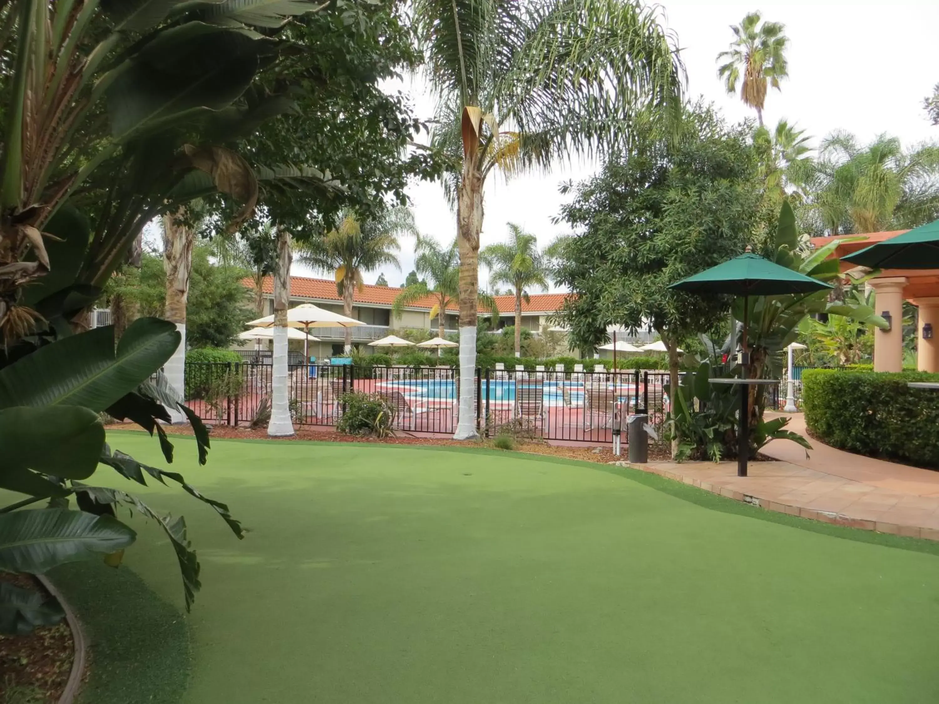 Golfcourse, Garden in Wyndham Garden San Jose Airport