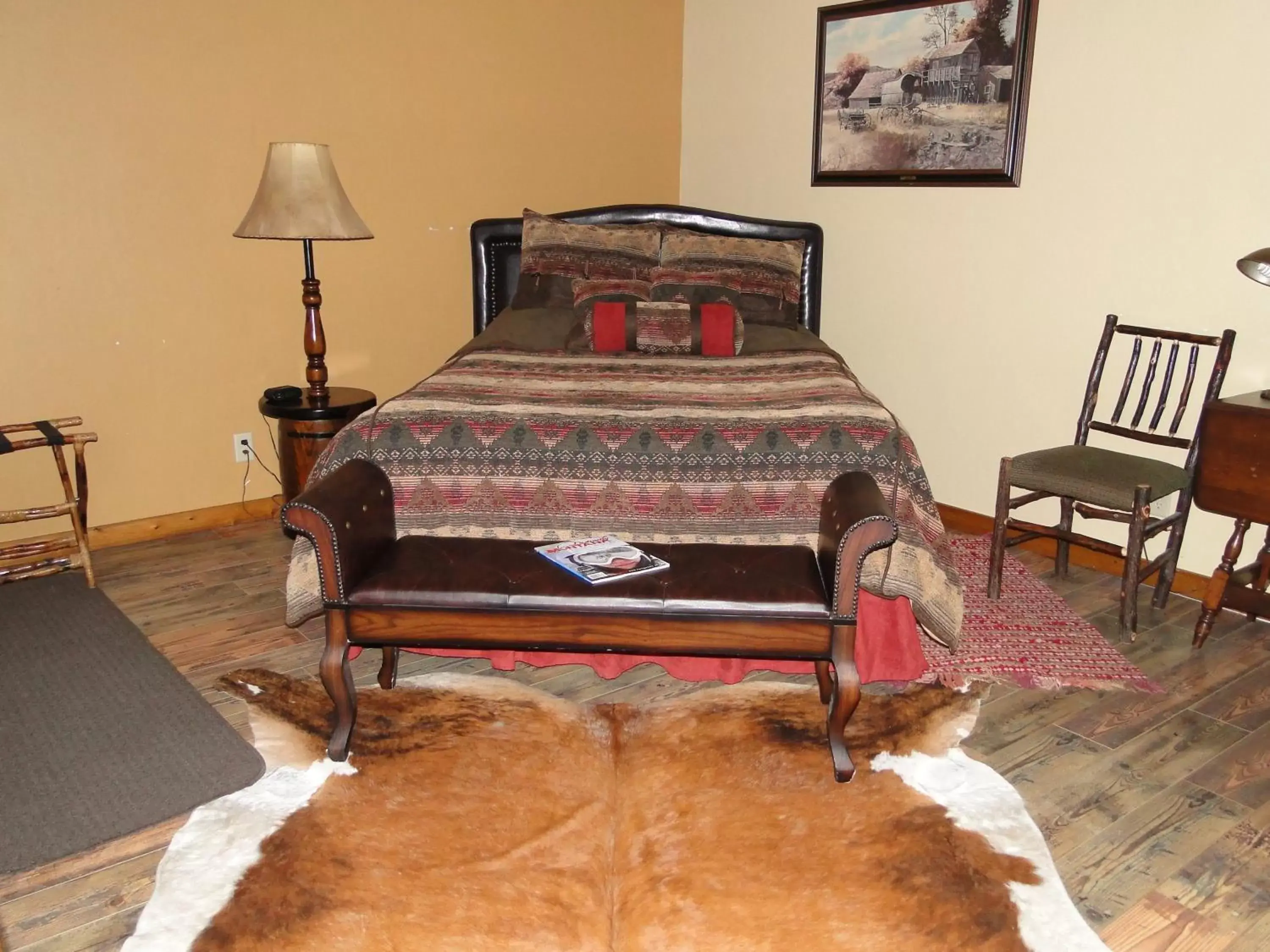 Bed in Cowboy's Lodge