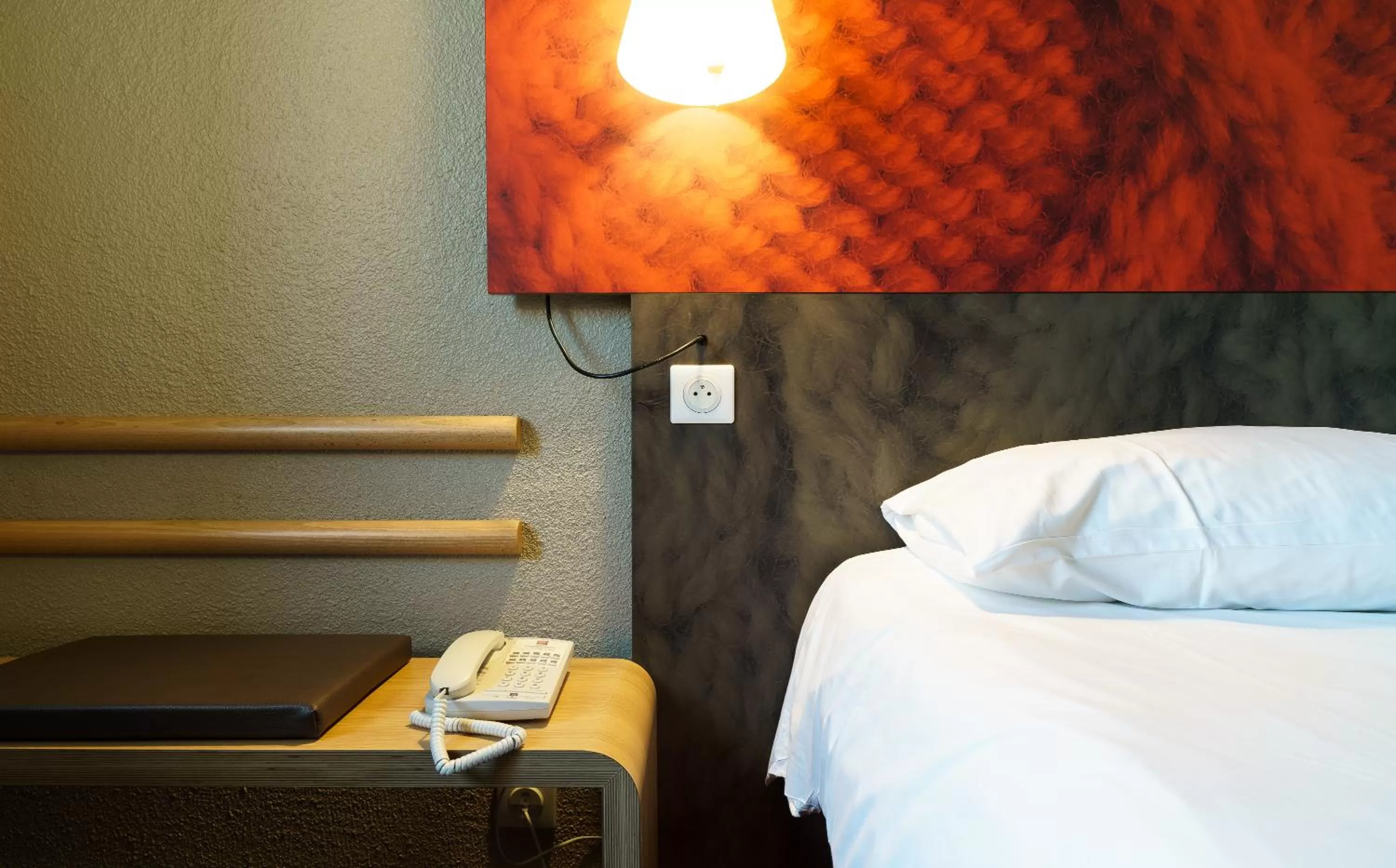 Decorative detail, Bed in ibis Honfleur