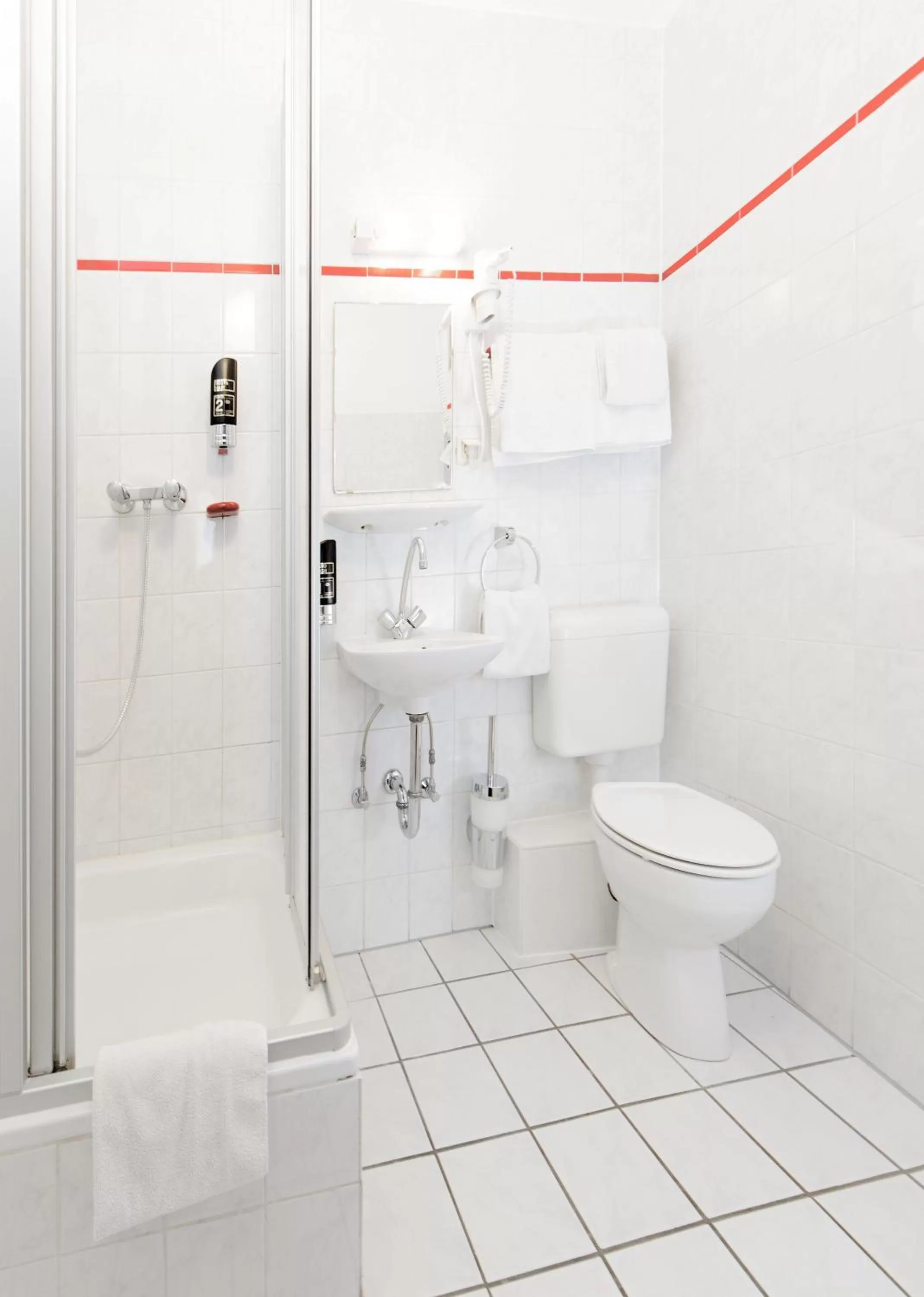 Shower in Hotel Europa