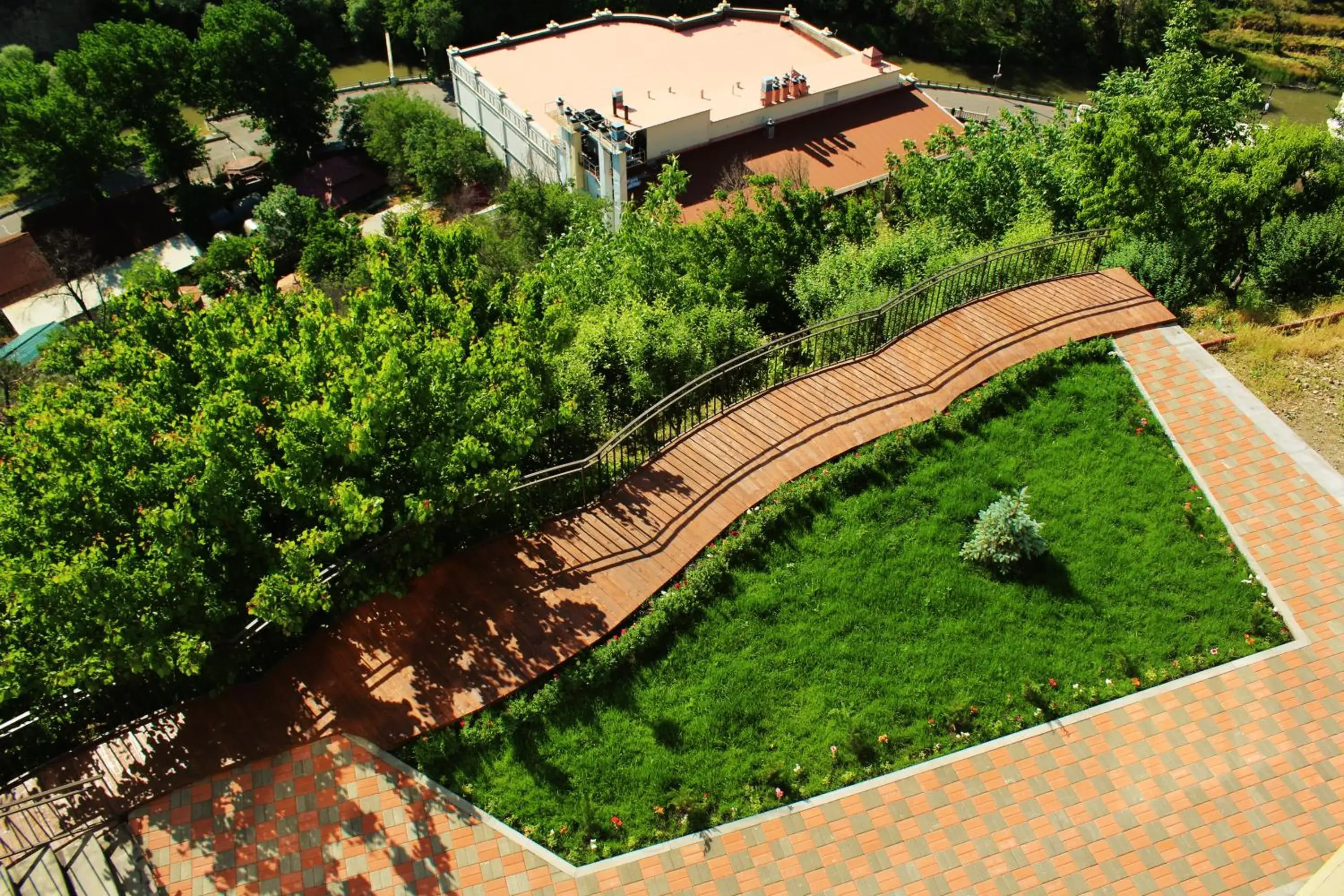 Natural landscape, Bird's-eye View in Olympia Garden Hotel