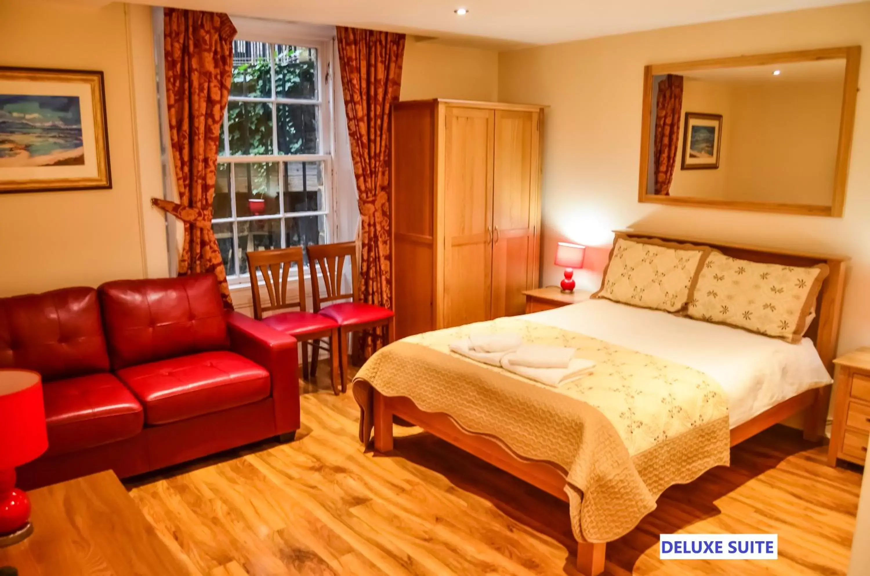 Bedroom in Edinburgh City Suites